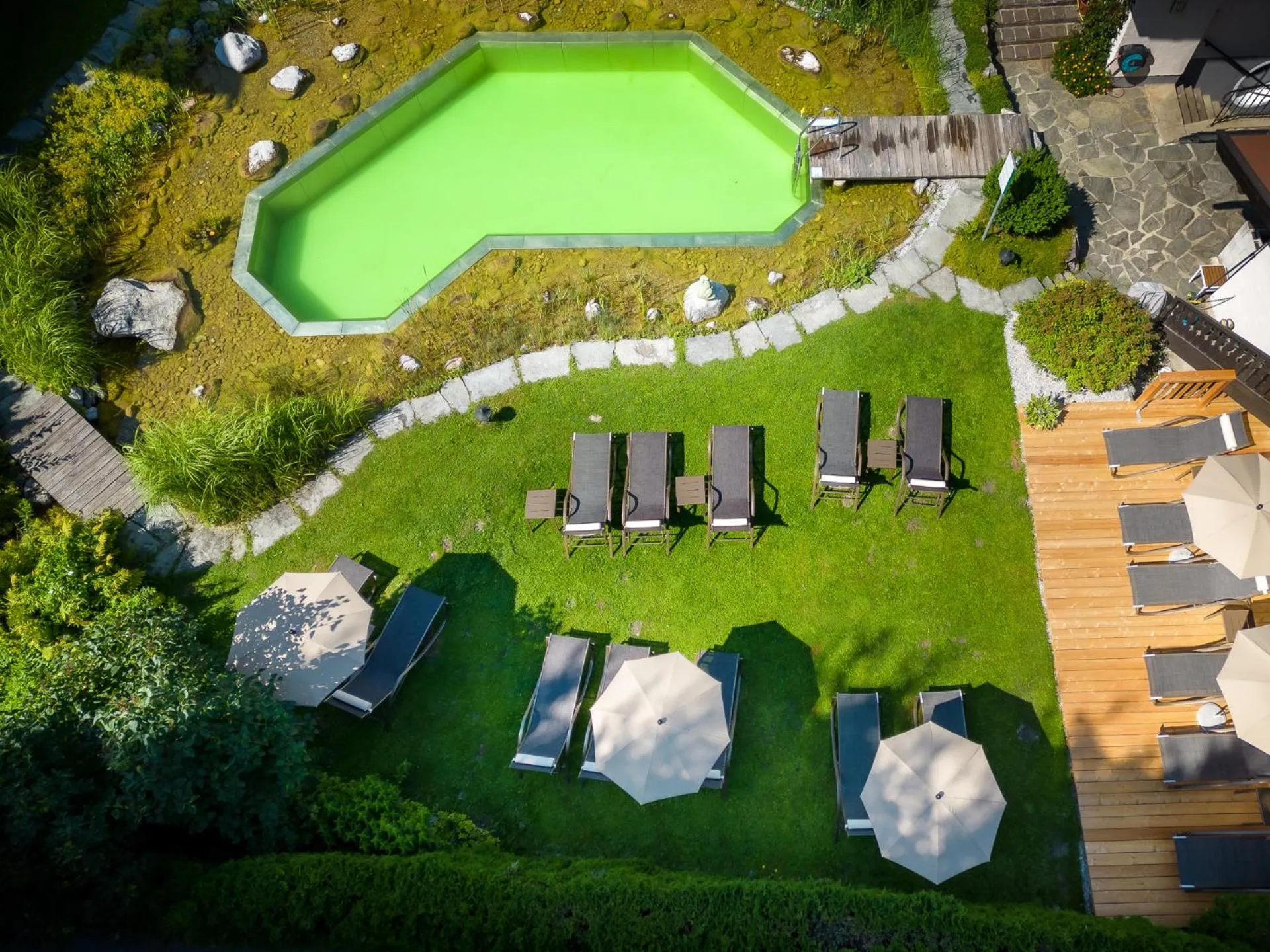 Garden in Hotel Niederreiter