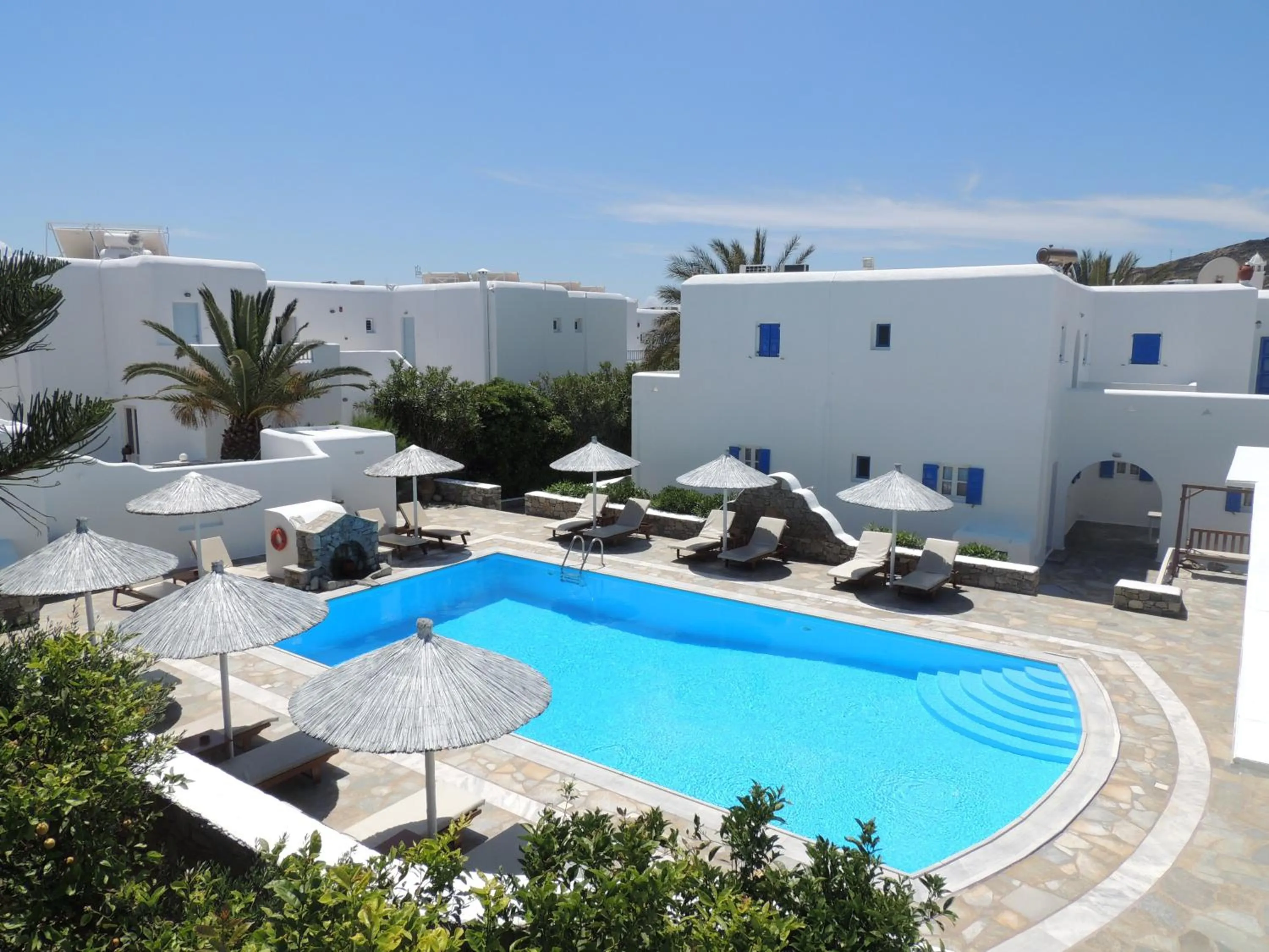 Swimming pool in Anemos Hotel & Apartments