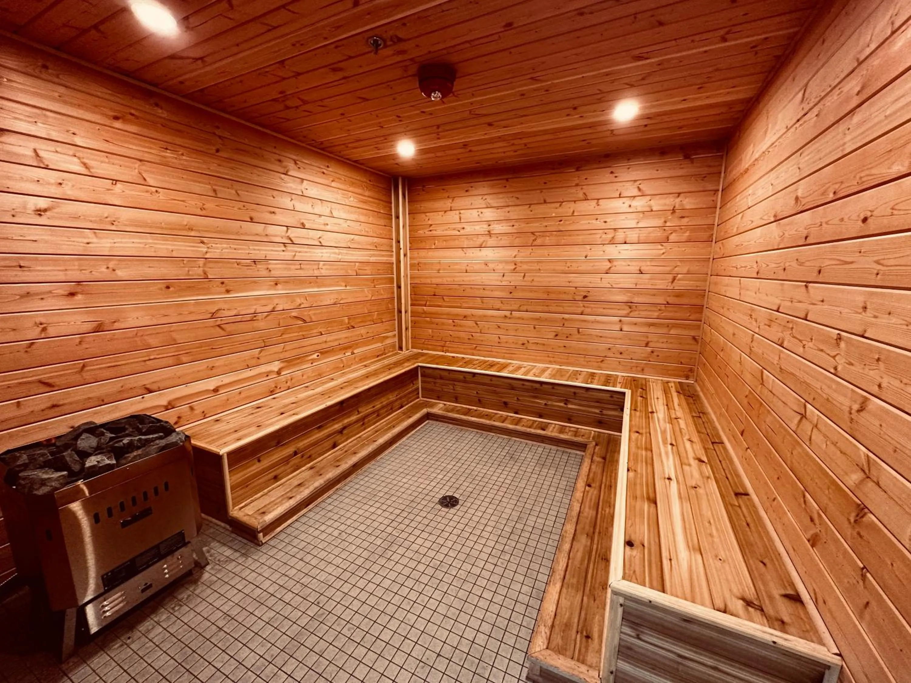 Sauna in Mountain View Resort and Suites at Fairmont Hot Springs
