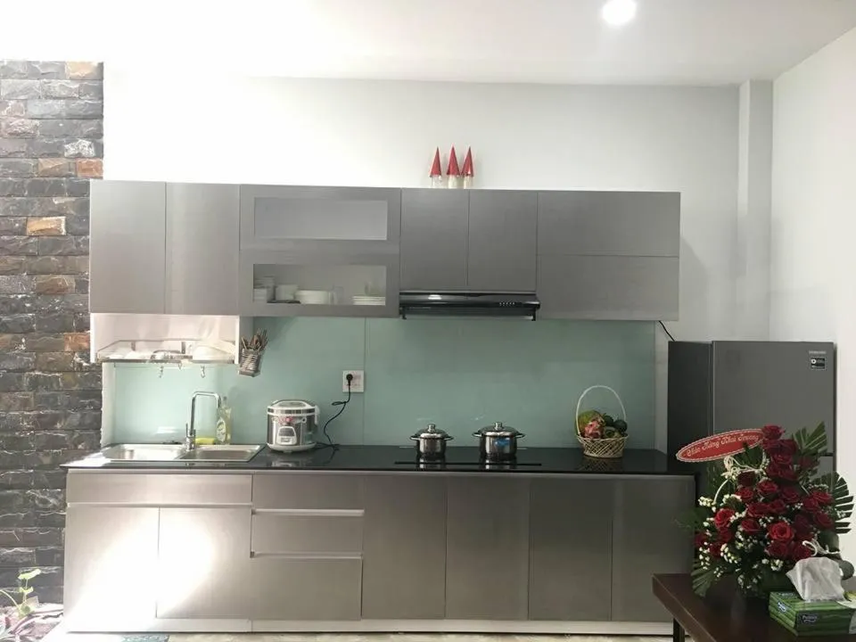 Kitchen or kitchenette in HANID Hotel