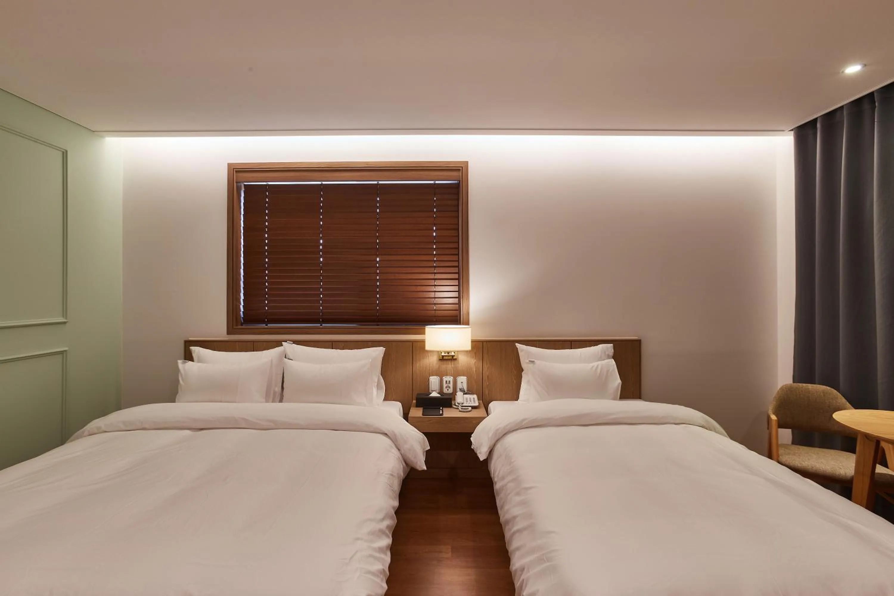 Bed in Hotel the maru