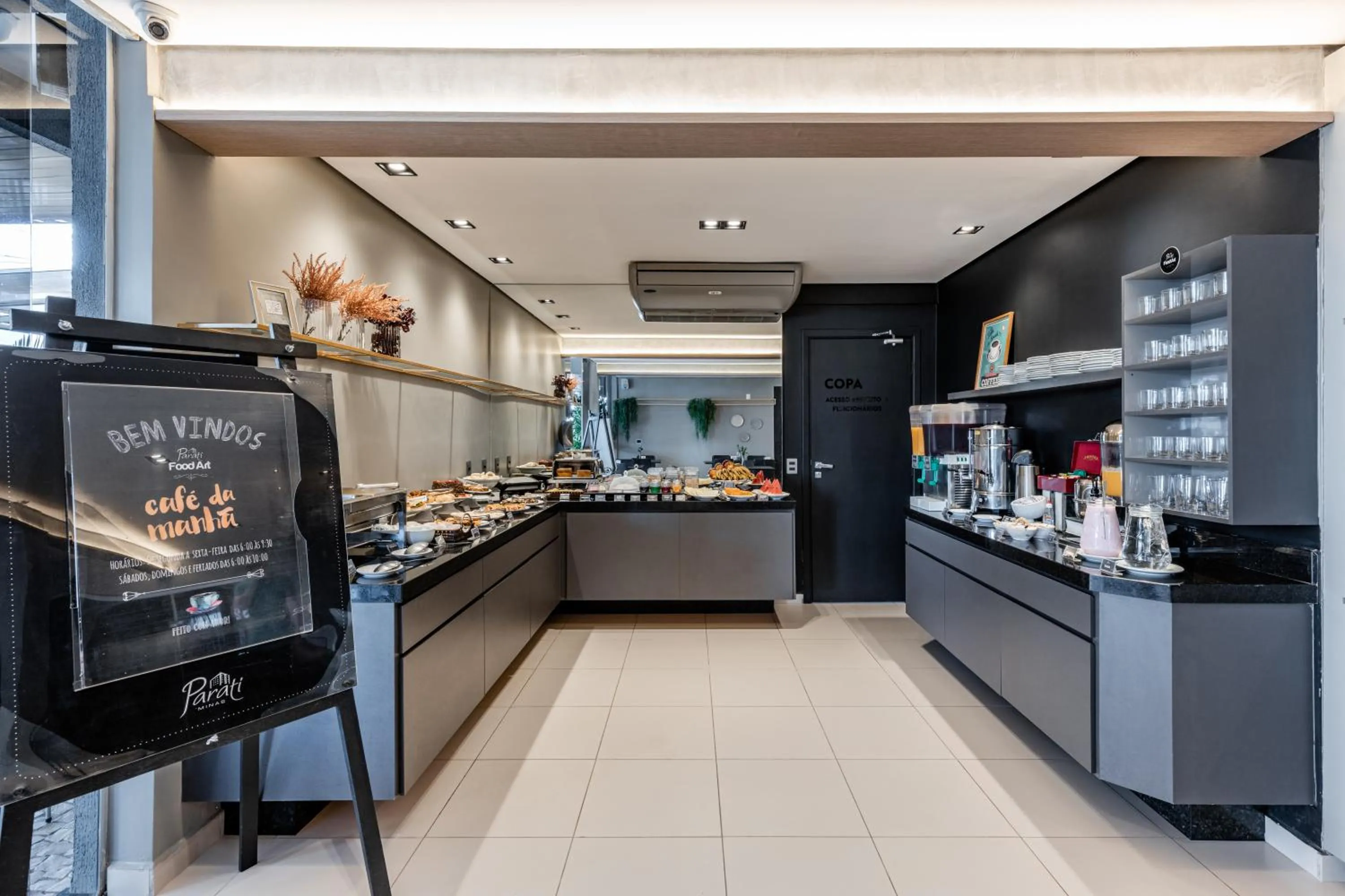 Food and drinks in Hotel Parati Minas