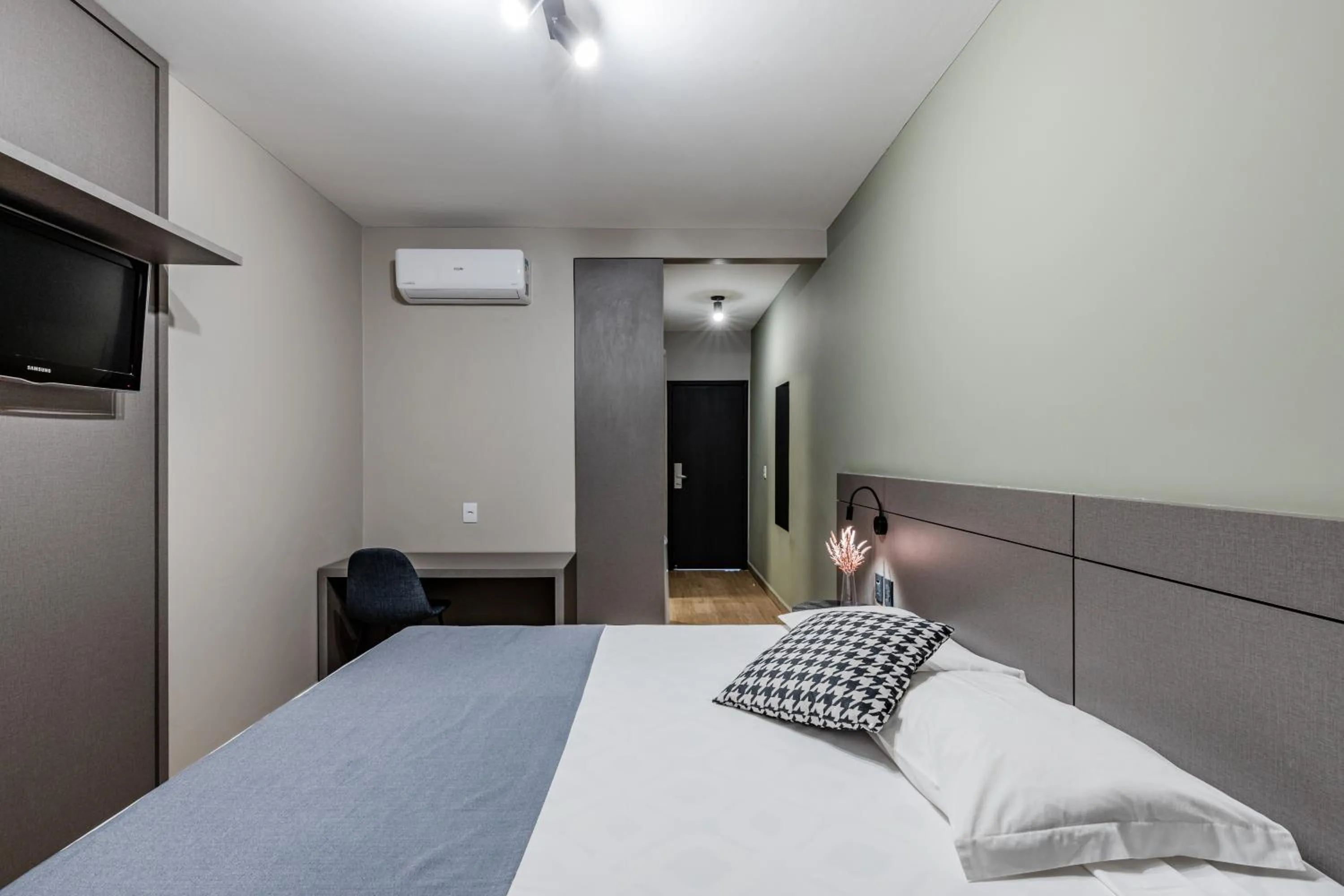 Bed in Hotel Parati Minas