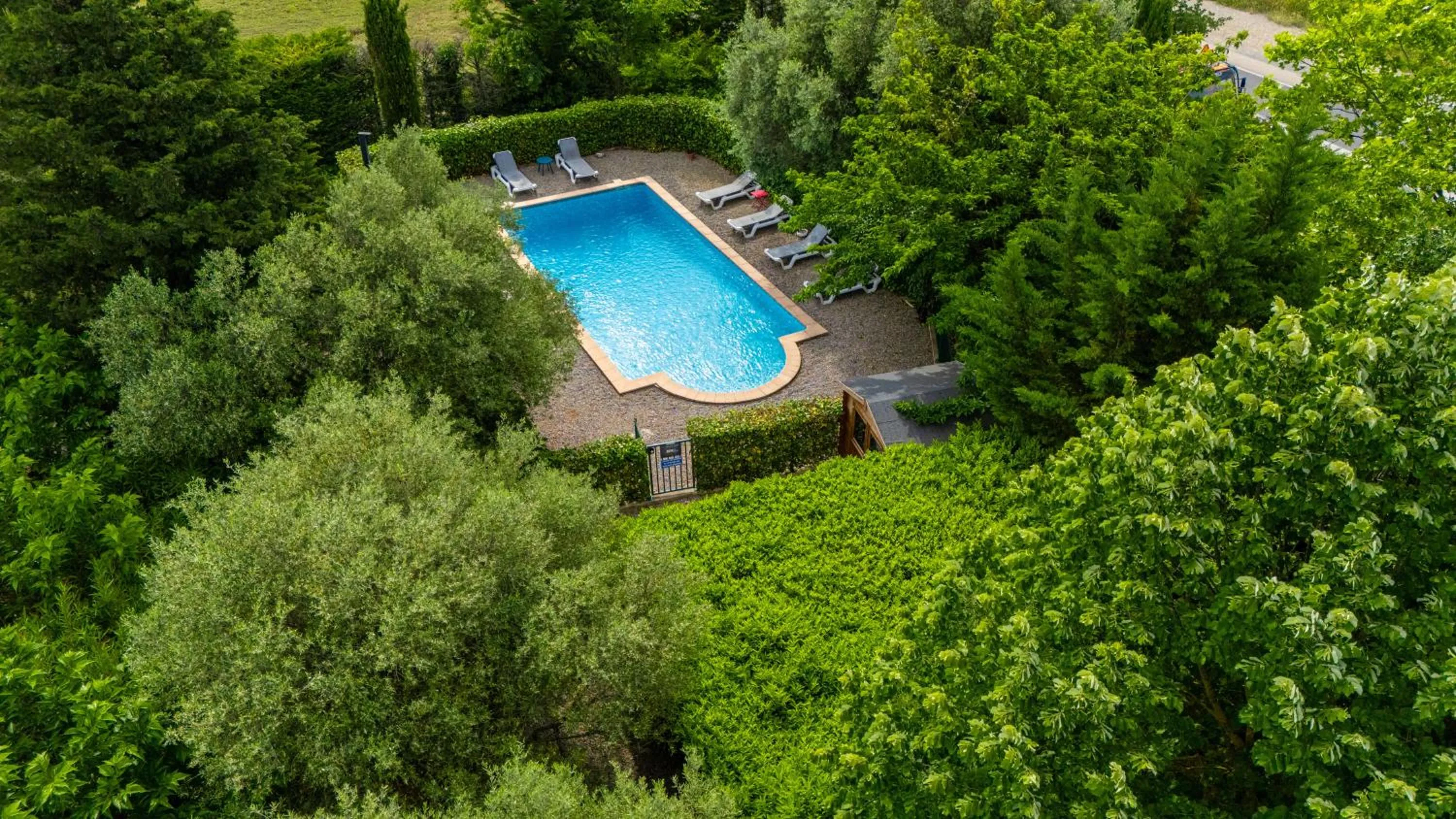 Bird's eye view in Hotel Les Oliviers