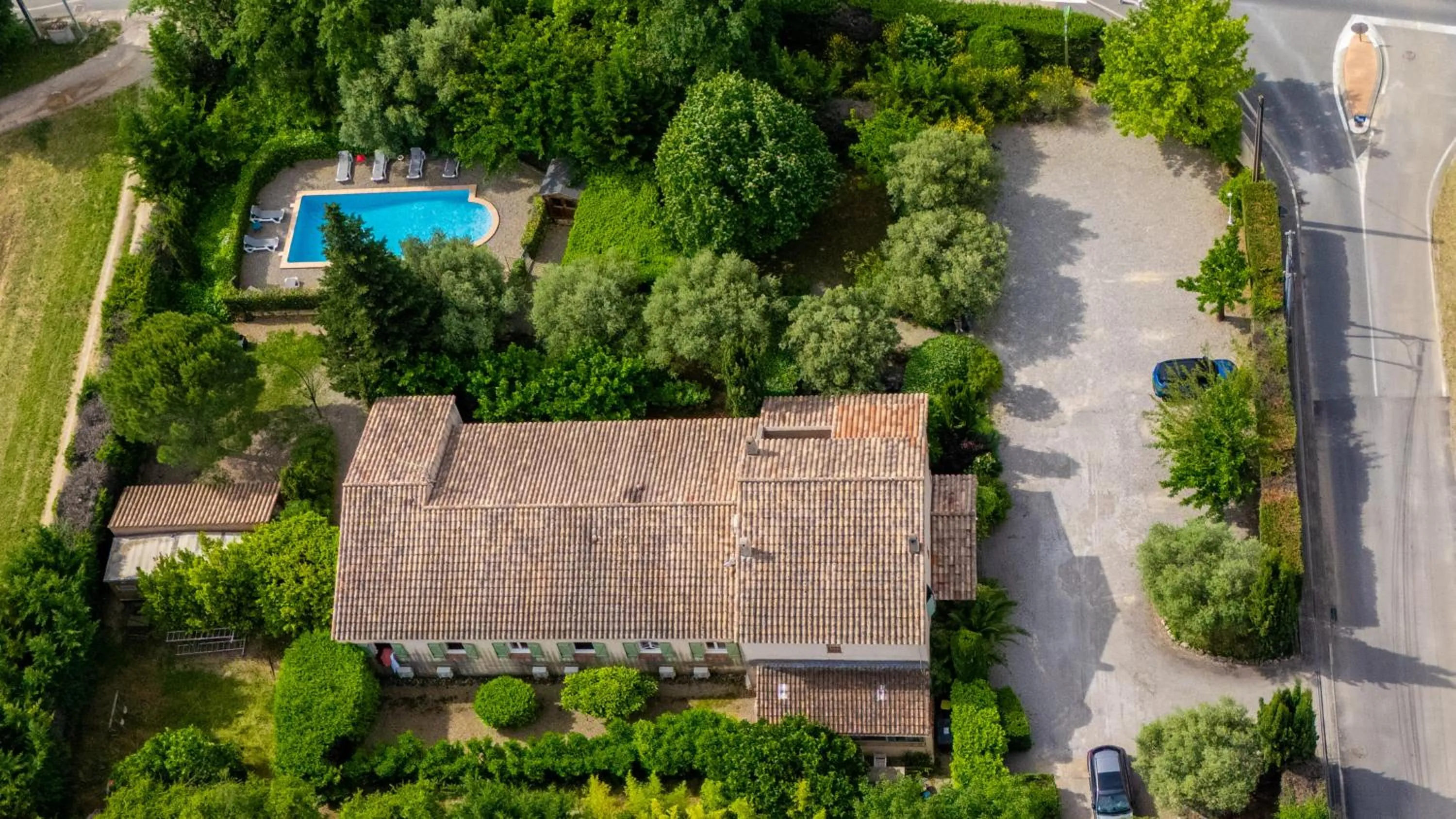 Bird's eye view in Hotel Les Oliviers