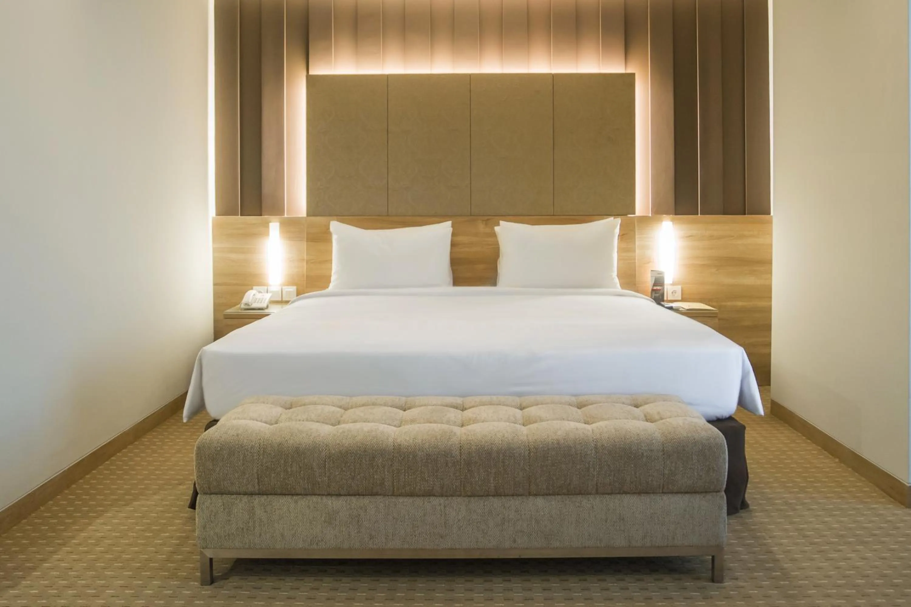 Bed in Grand G7 Hotel Kemayoran