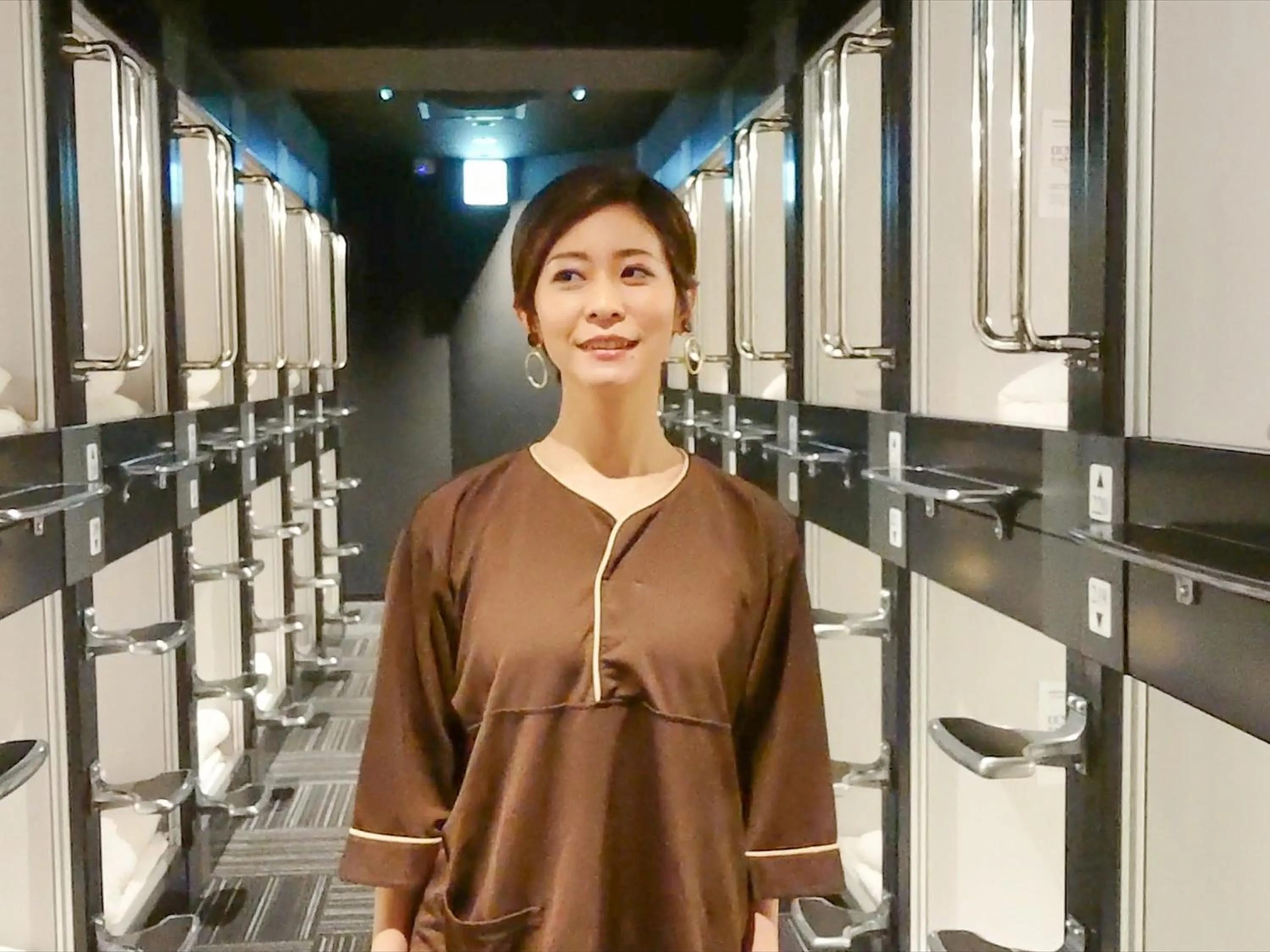 Staff in LEO YU Capsule Hotel Nishifunabashi