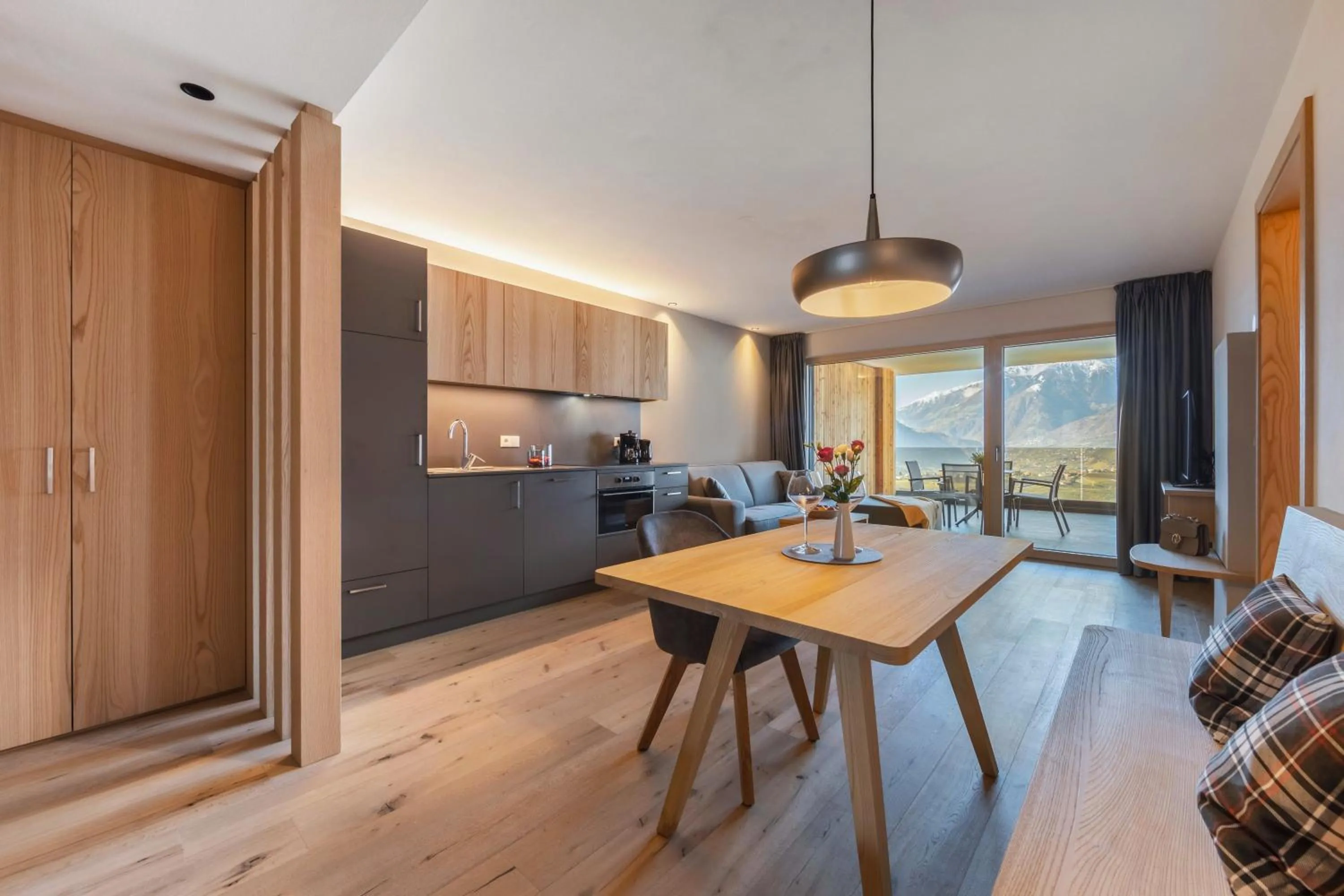 Kitchen or kitchenette in Dornsberg Panoramic Apartments