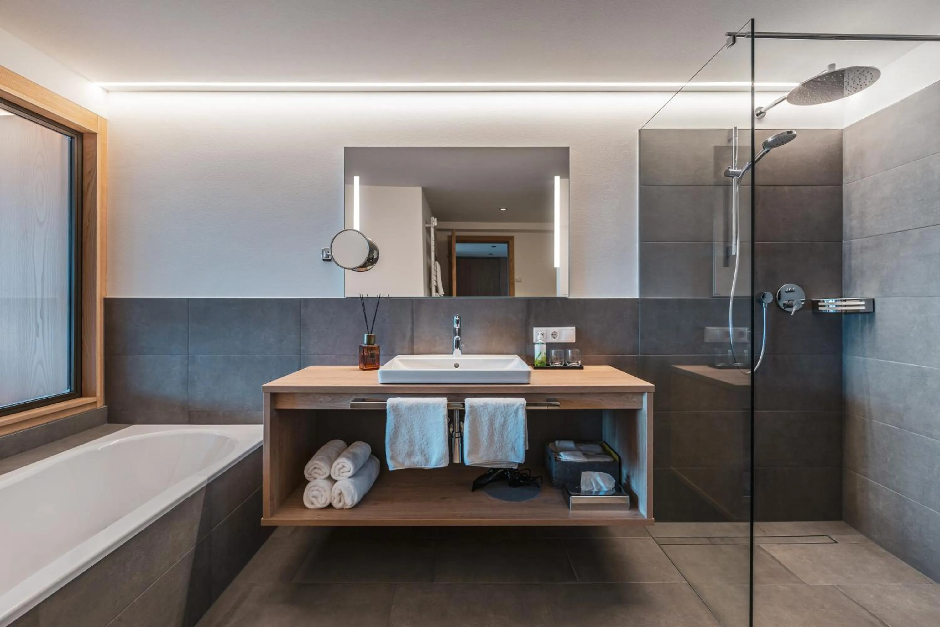 Shower in Dornsberg Panoramic Apartments