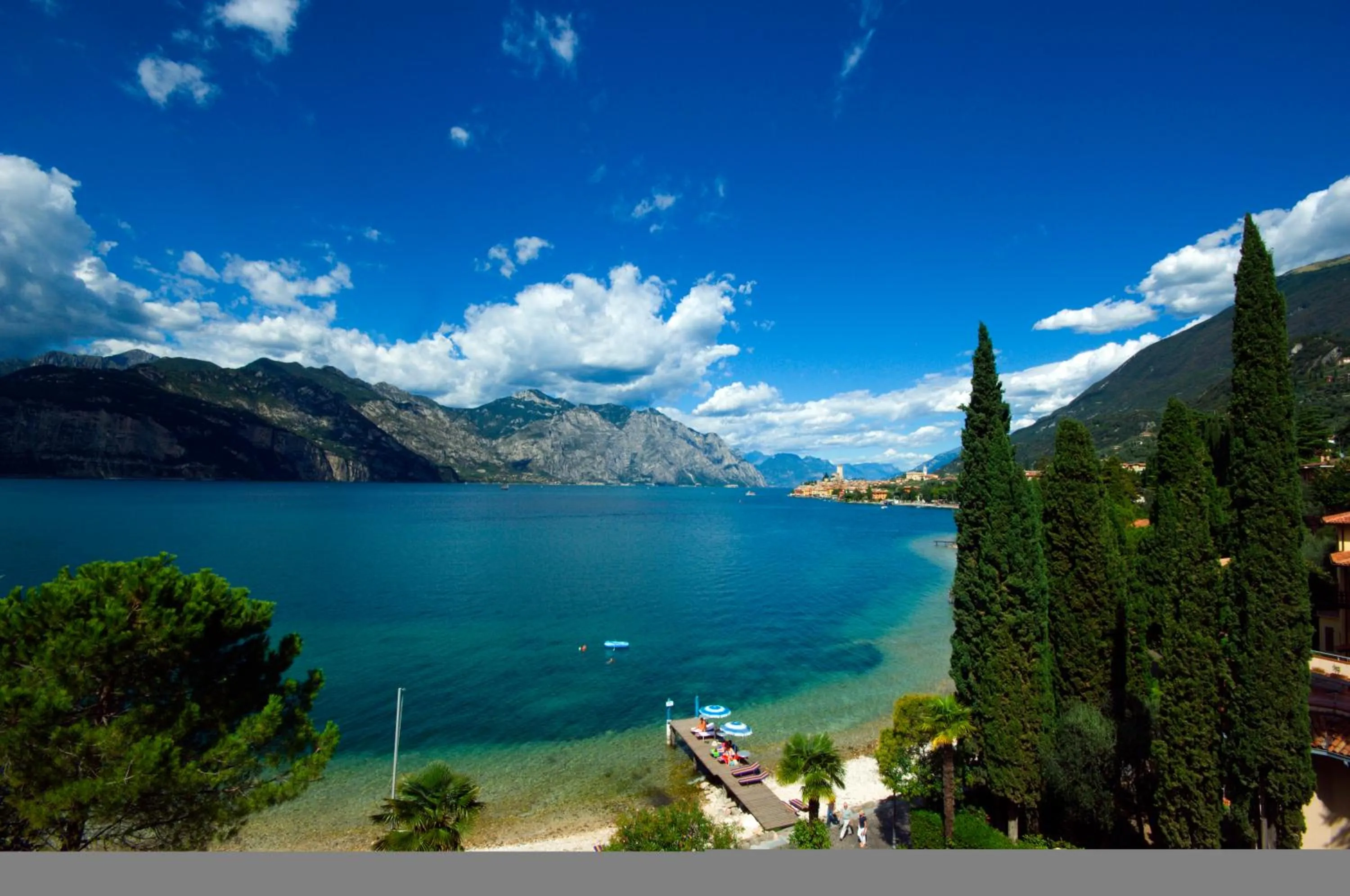 Bird's eye view in Beach Hotel Du Lac Malcesine