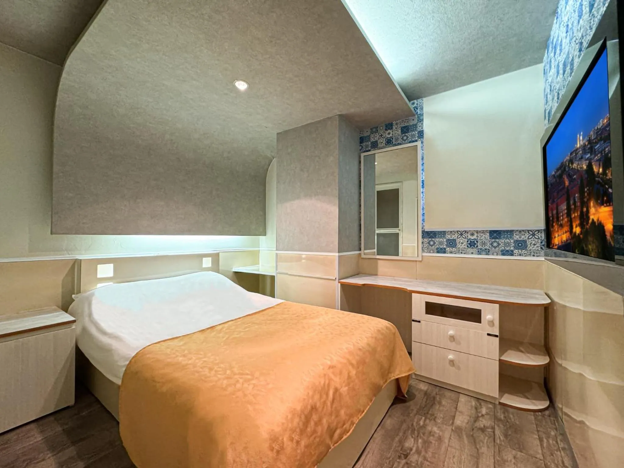 Bed in Hotel Century