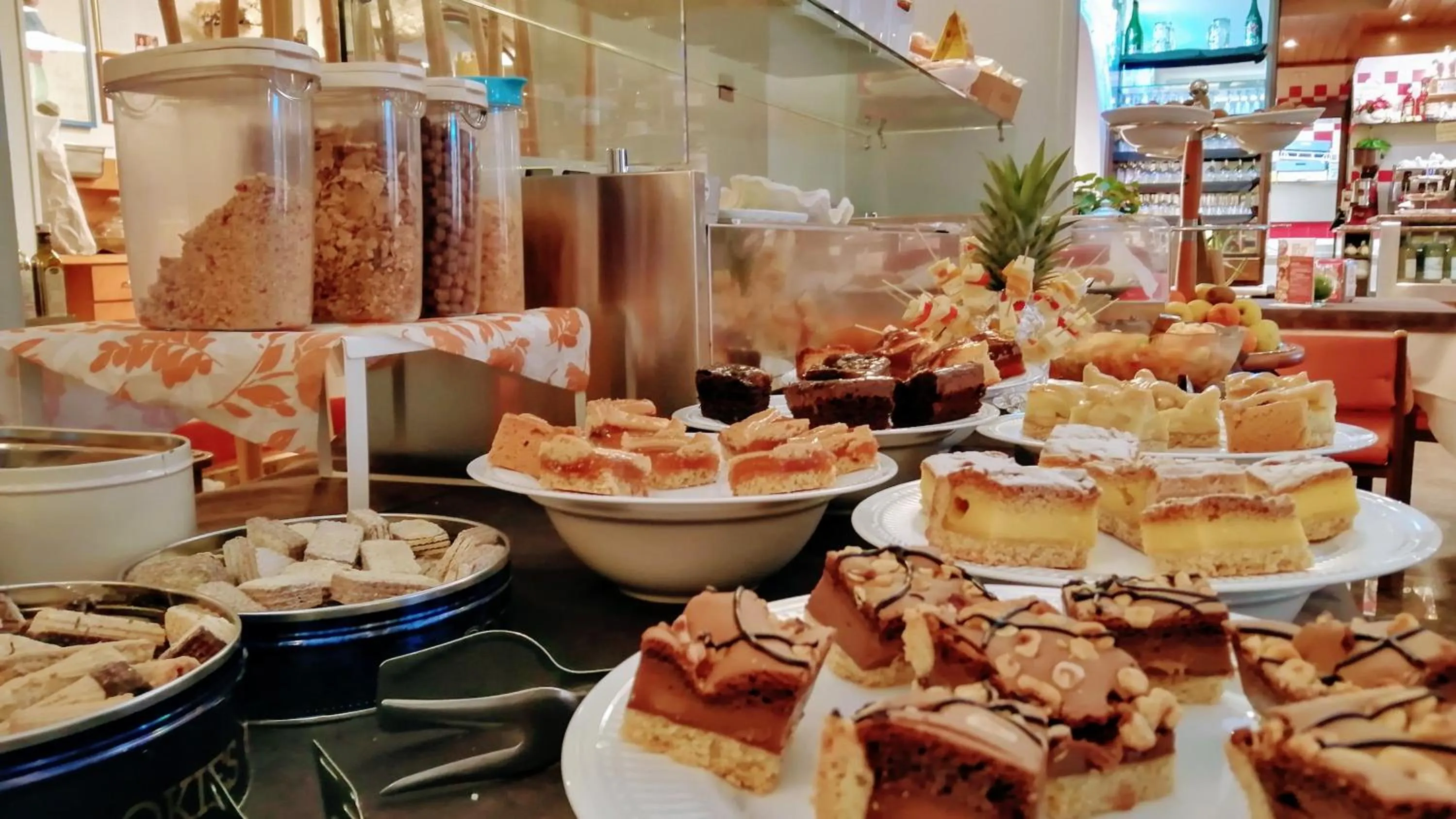 Buffet breakfast in Hotel Ristorante Cigno - Camere and Aparthotel
