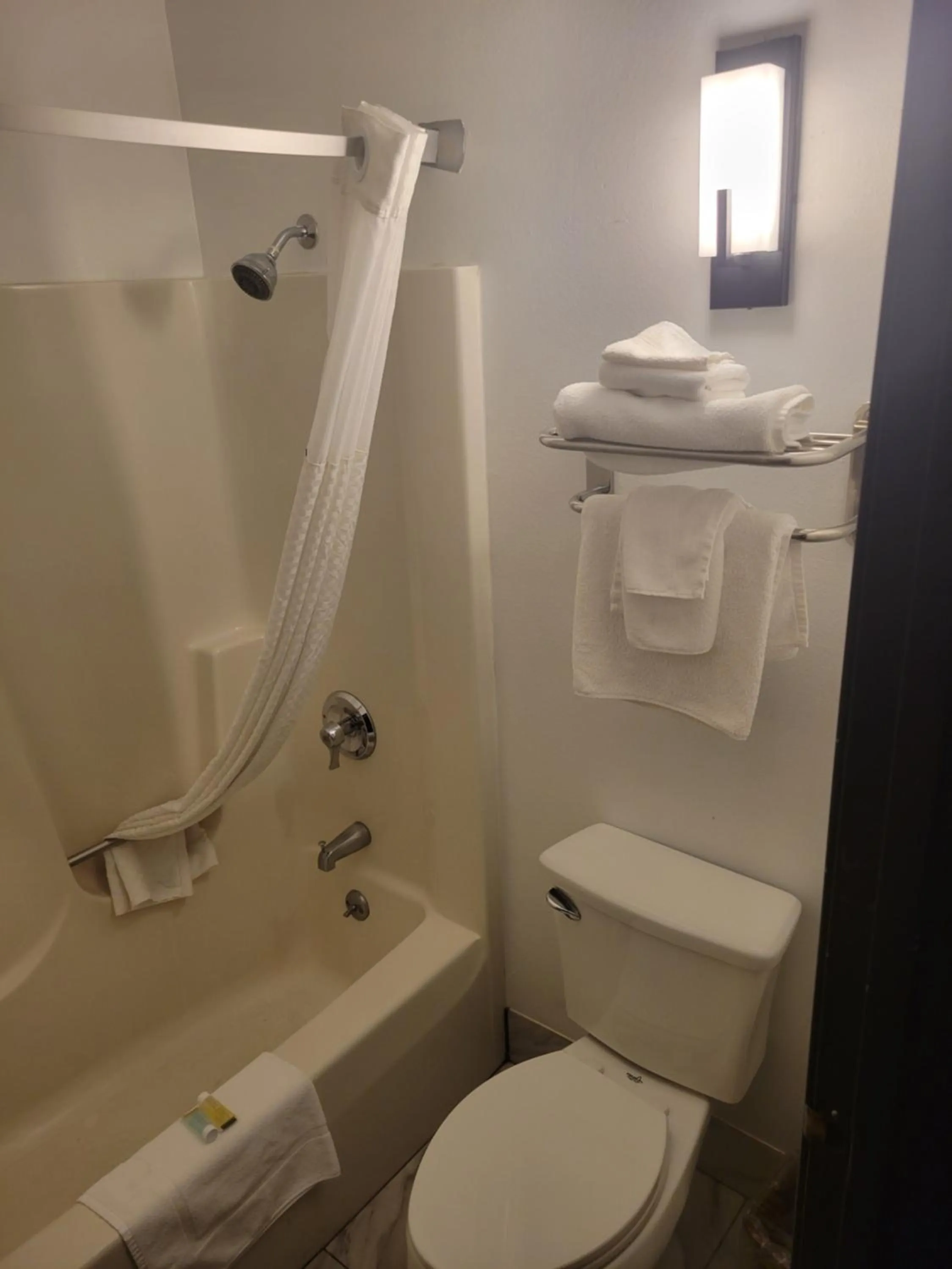 Bathroom in Super 8 by Wyndham Portage