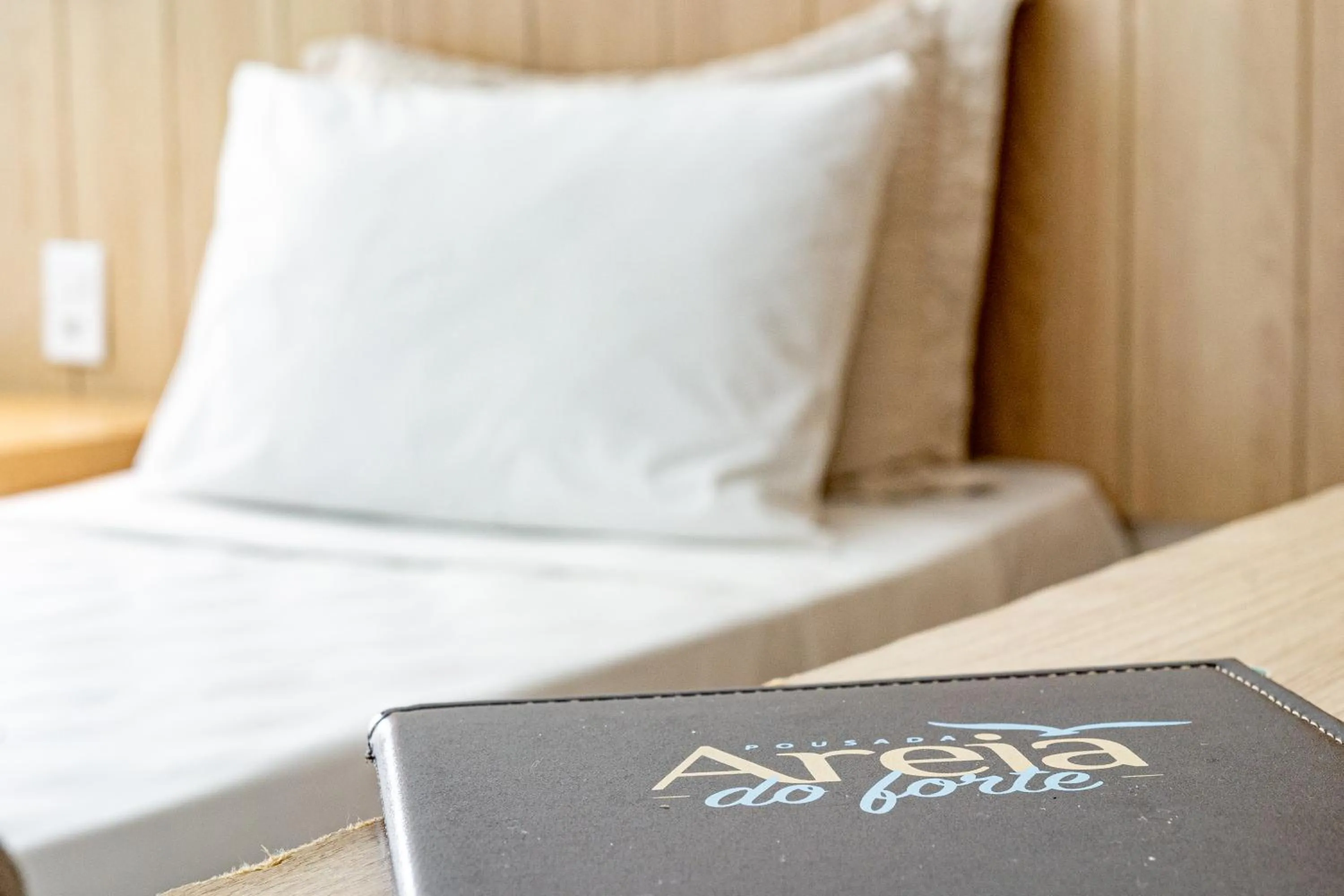 Bed in Pousada Areia do Forte