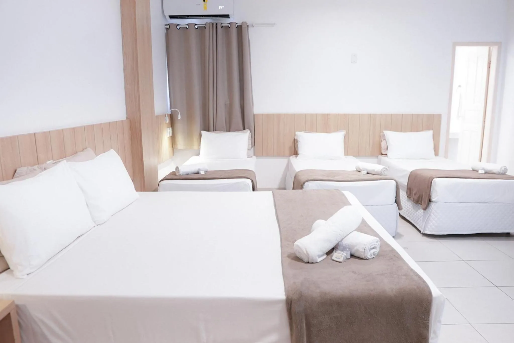 Bed in Pousada Areia do Forte