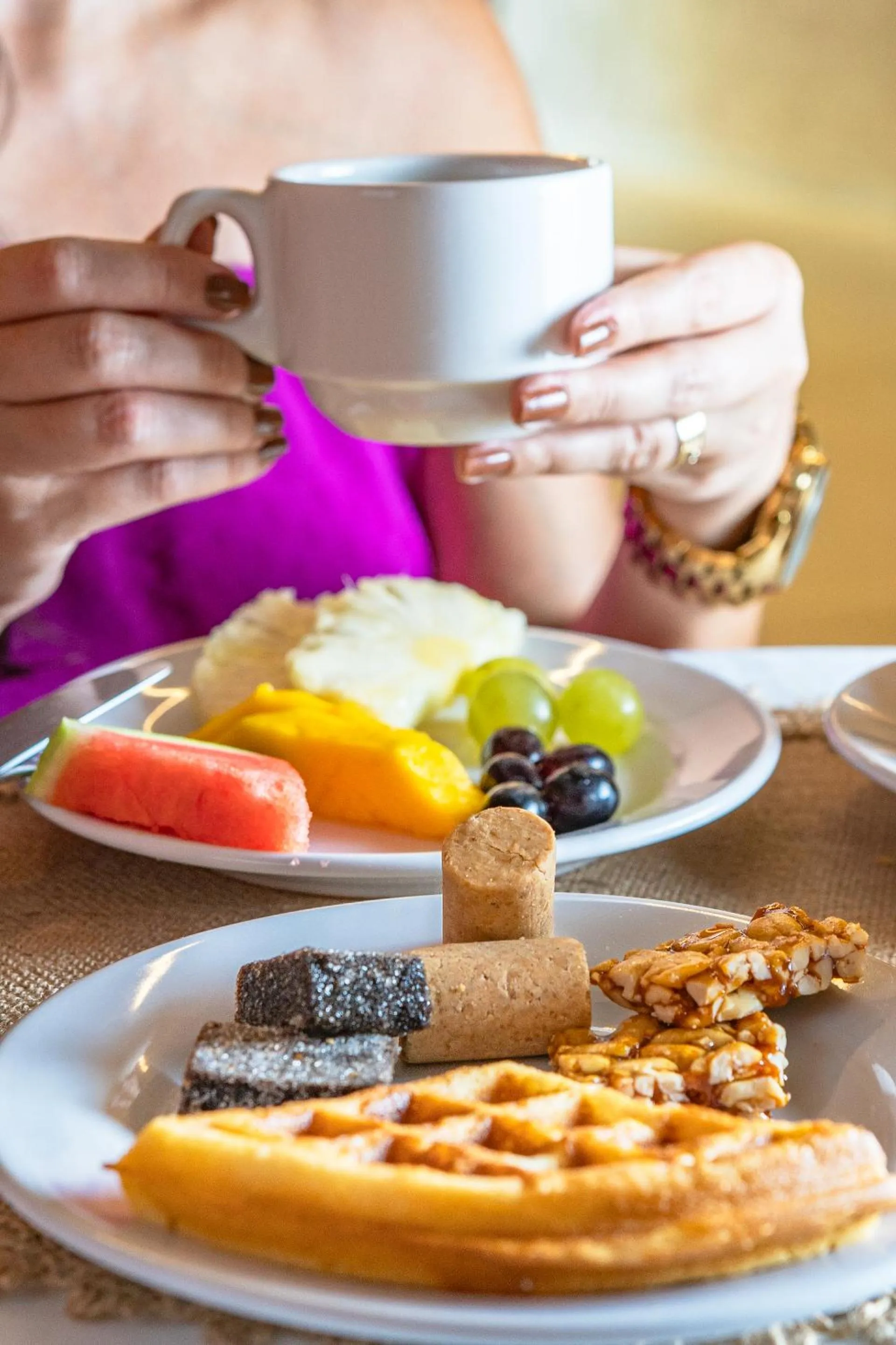 Food and drinks in Pousada Areia do Forte