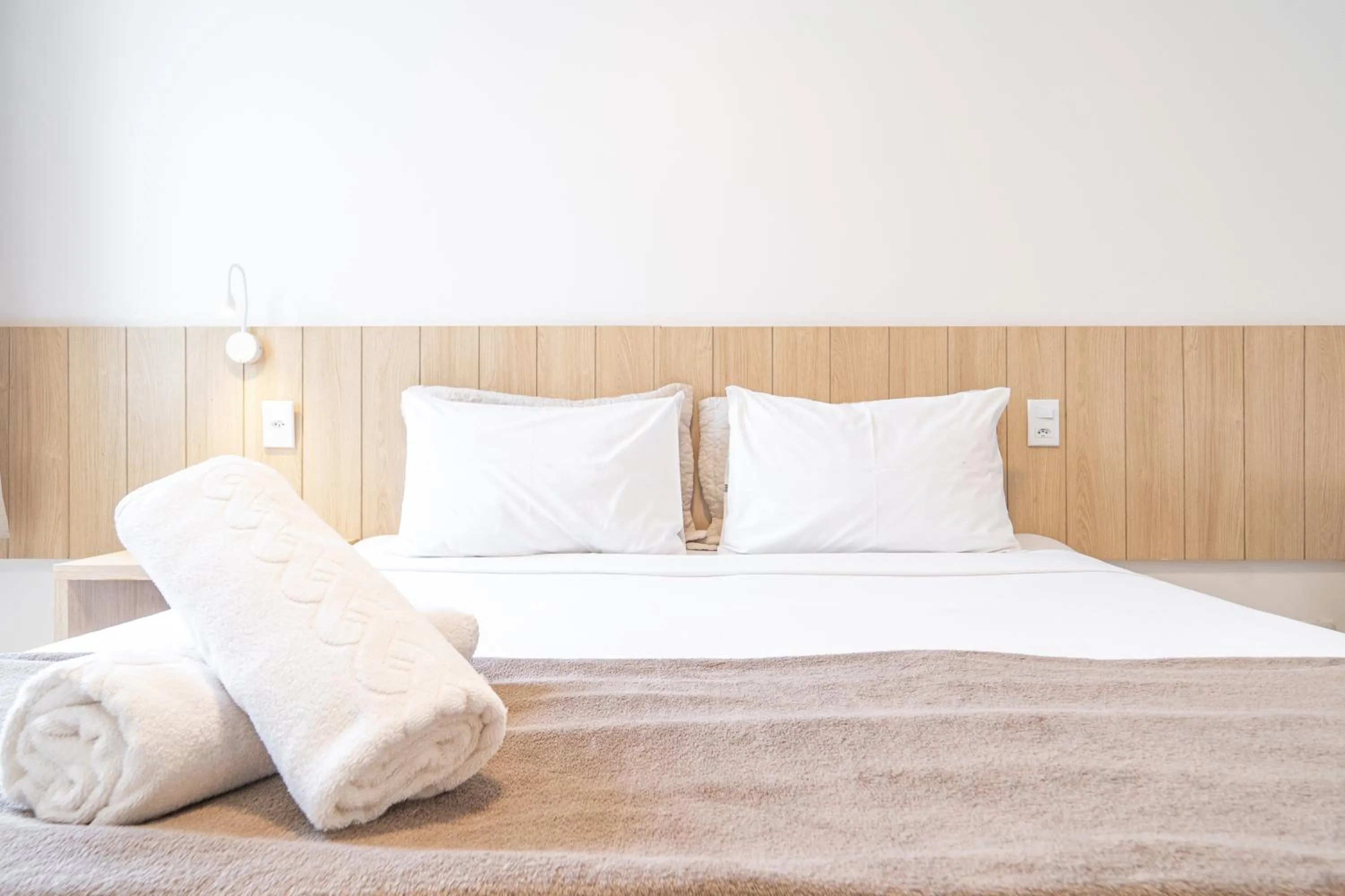 Bed in Pousada Areia do Forte