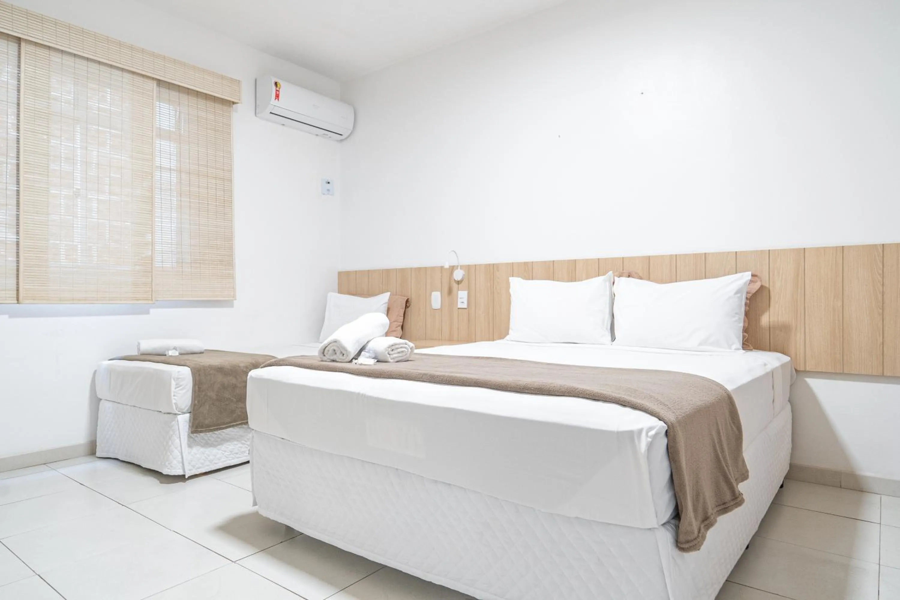 Bed in Pousada Areia do Forte