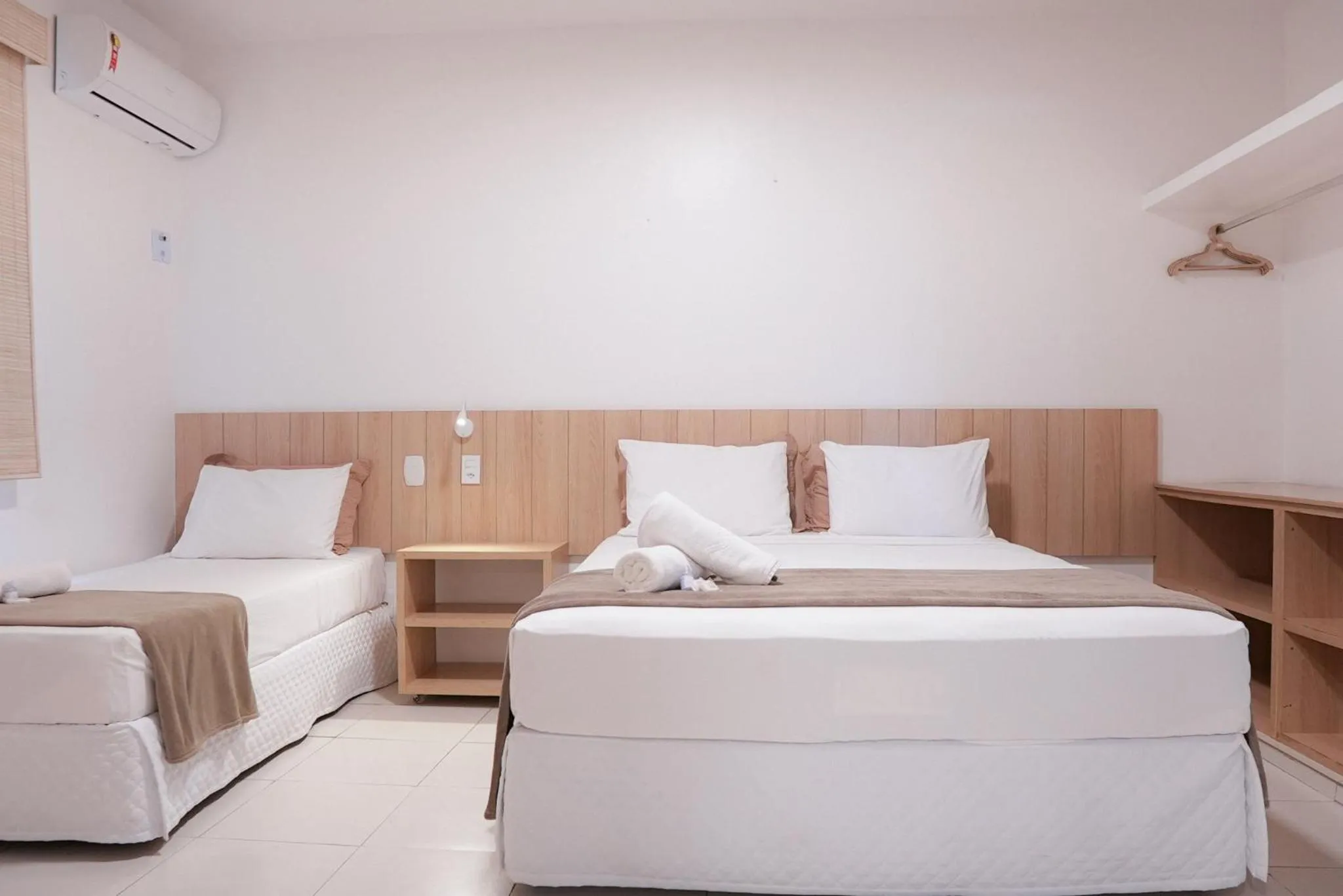 Bed in Pousada Areia do Forte