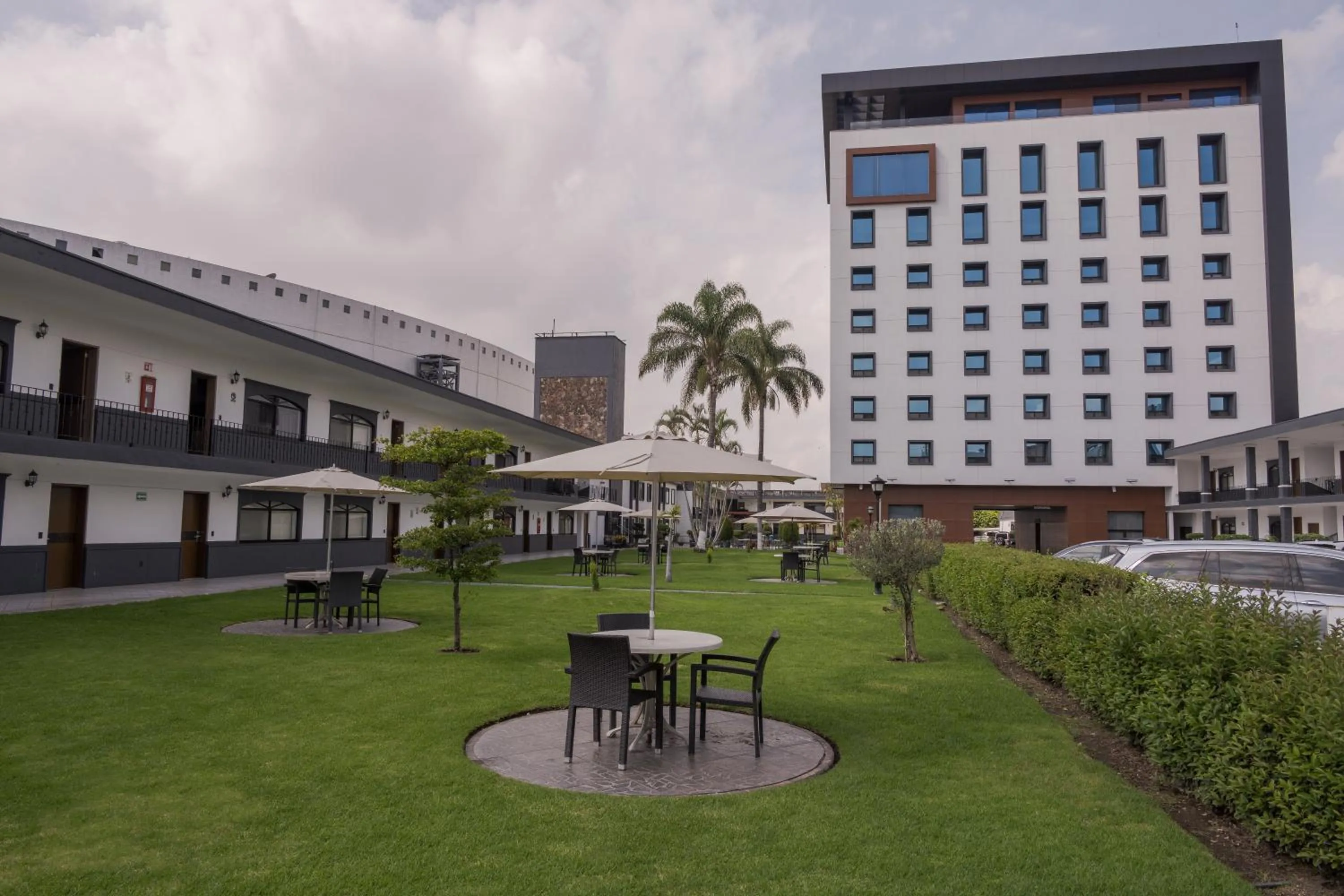 Garden in Hotel Malibu