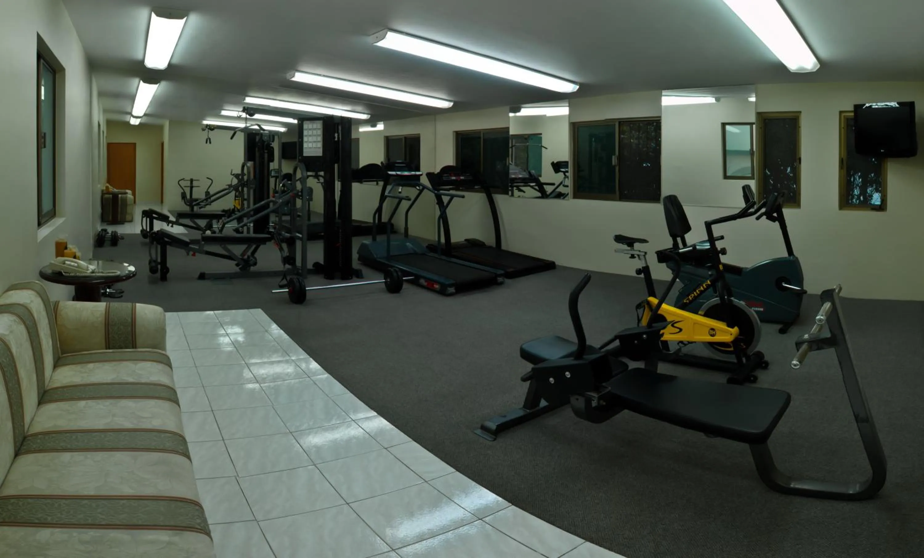 Fitness centre/facilities in Hotel Malibu