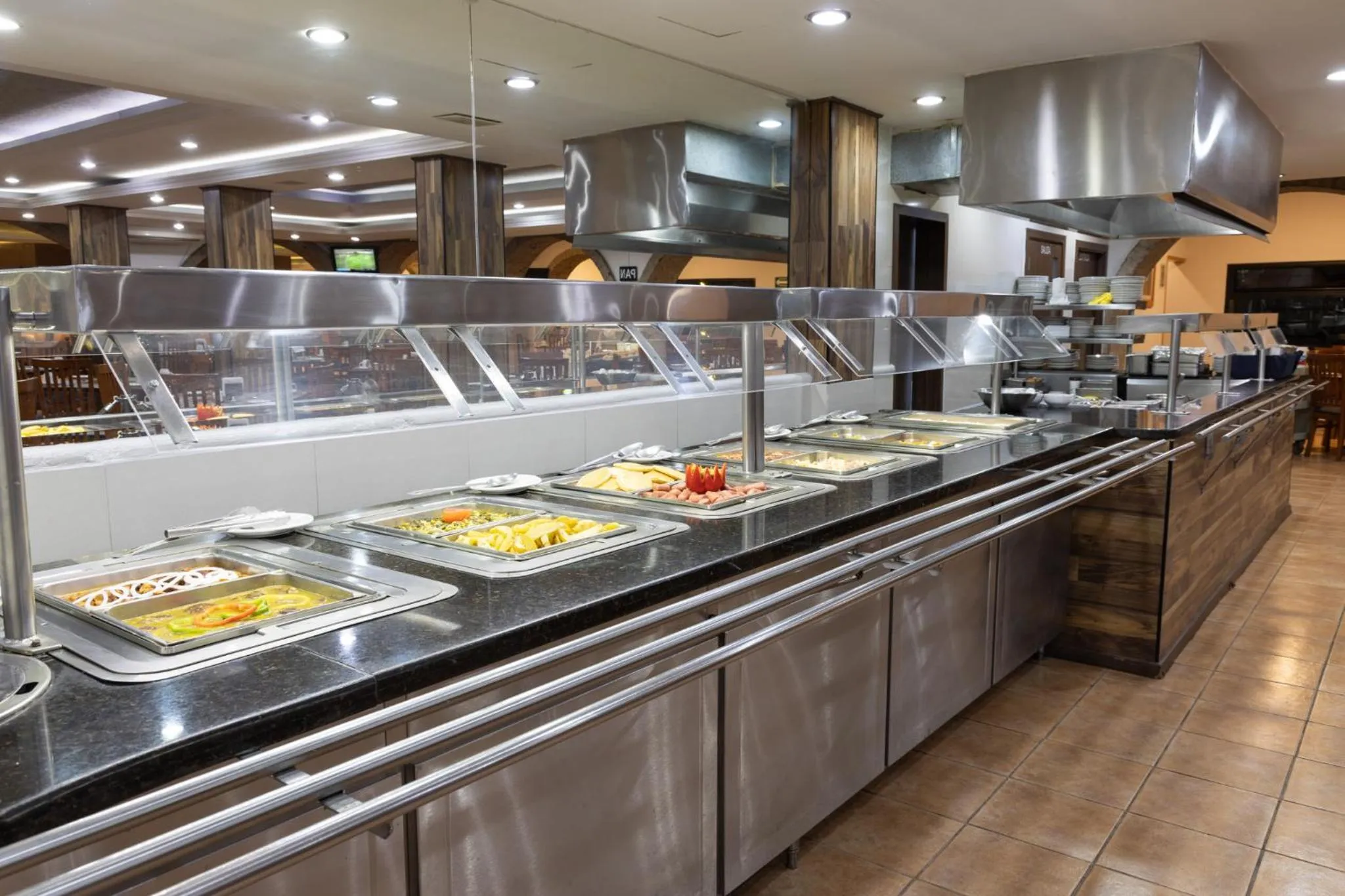 Buffet breakfast in Hotel Malibu