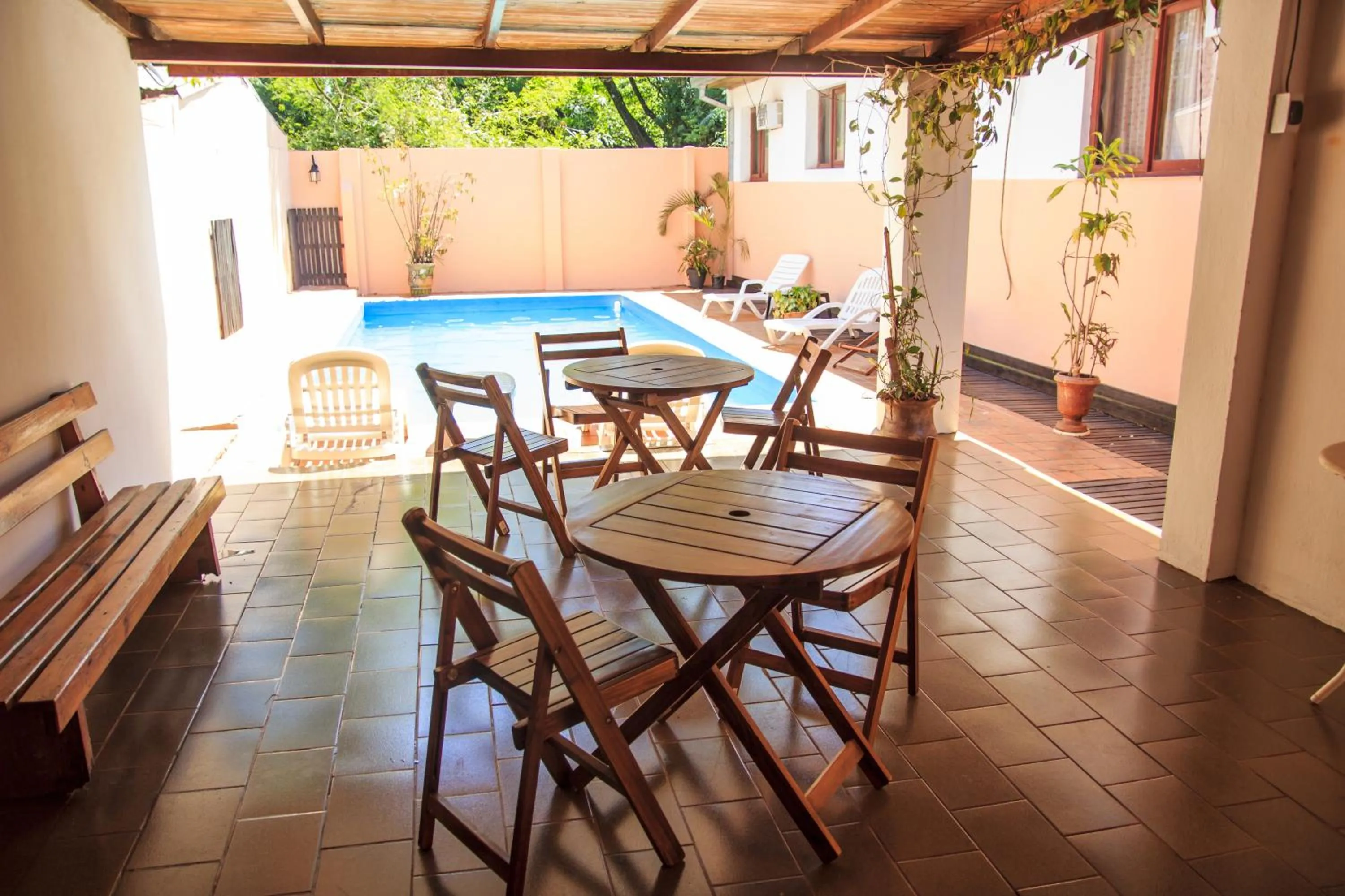 Solarium in Hotel Tierra Colorada
