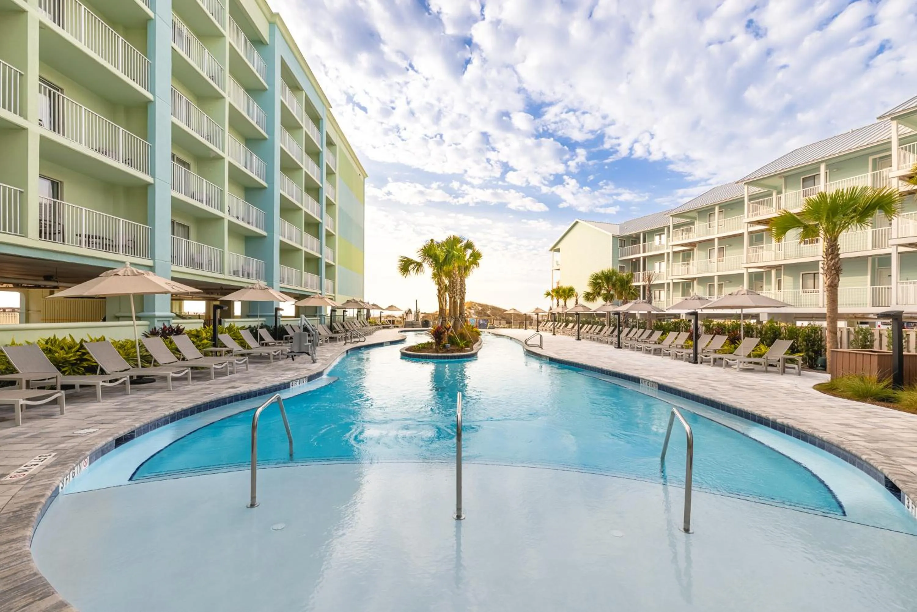 Pool view in Hilton Garden Inn Orange Beach