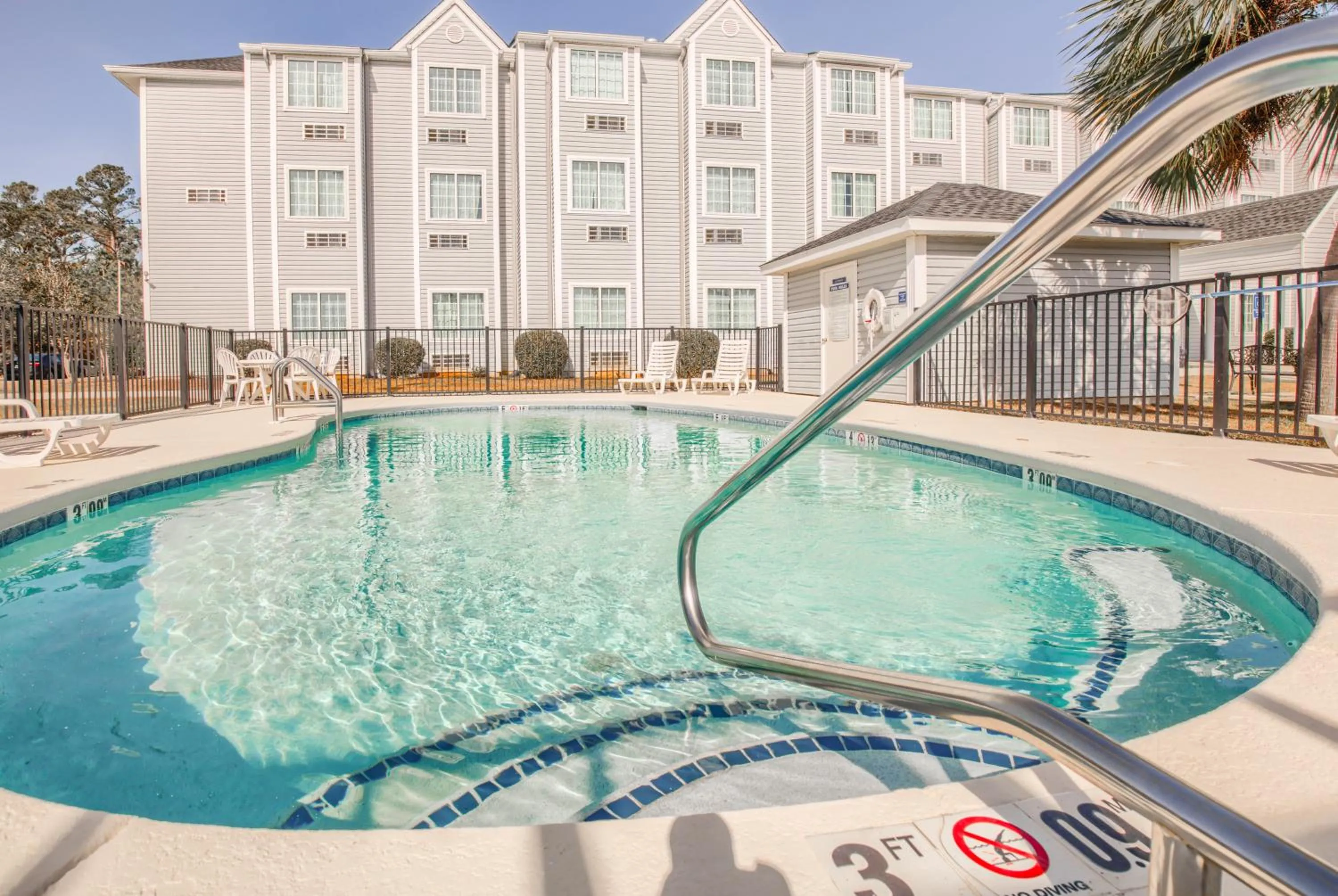 Pool view in Microtel Inn & Suites by Wyndham Gulf Shores