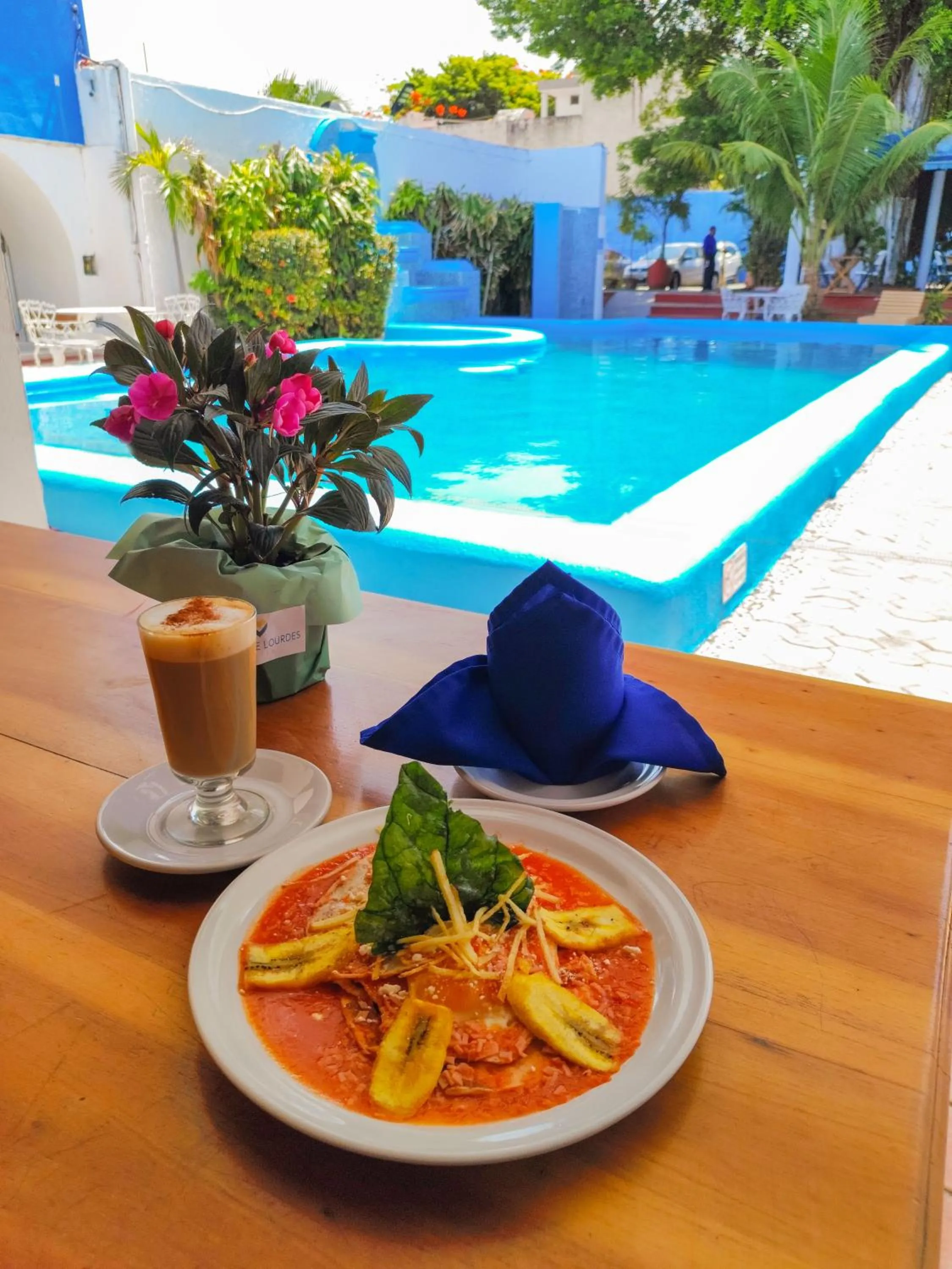 Breakfast in Hotel Maria de Lourdes
