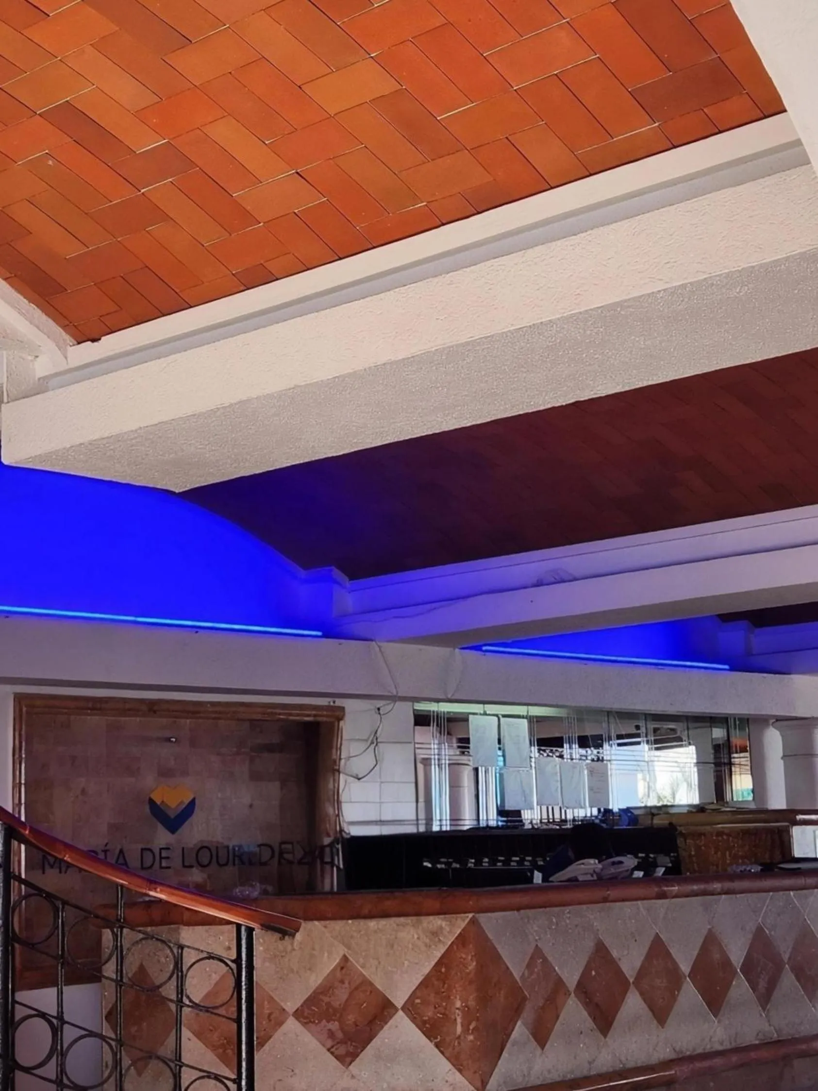 Lobby or reception in Hotel Maria de Lourdes