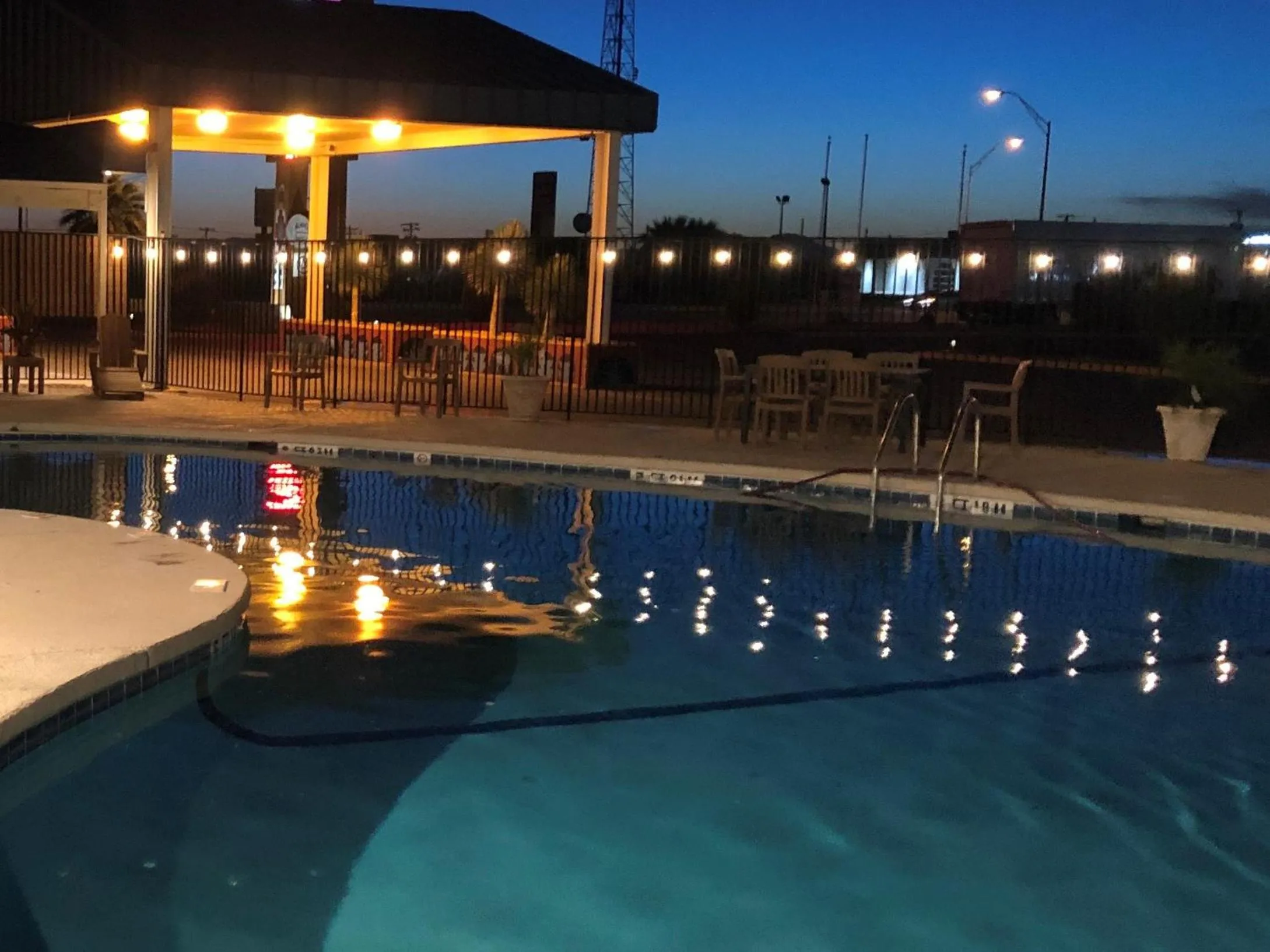 Swimming pool in The Classic Desert Aire Hotel