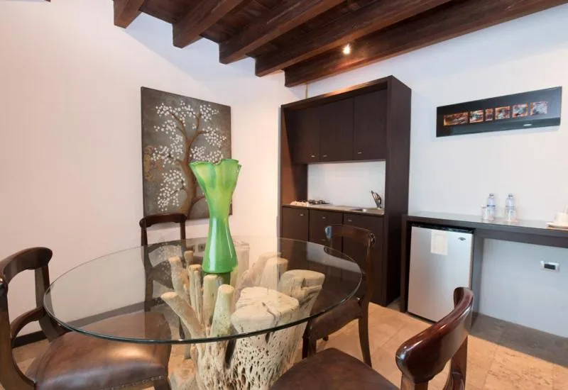 Kitchen or kitchenette in Colombe Hotel Boutique