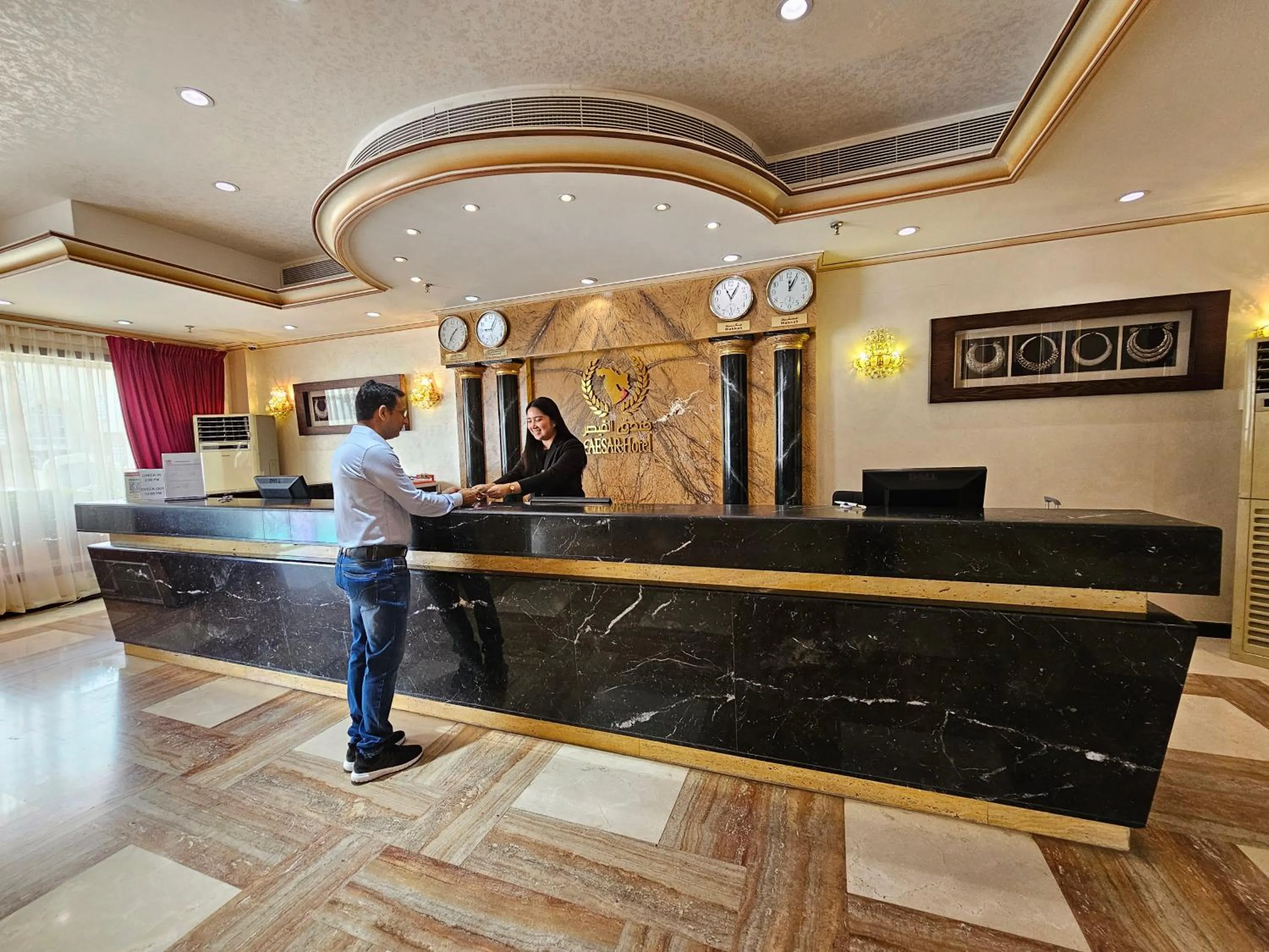 Lobby or reception in Caesar Hotel