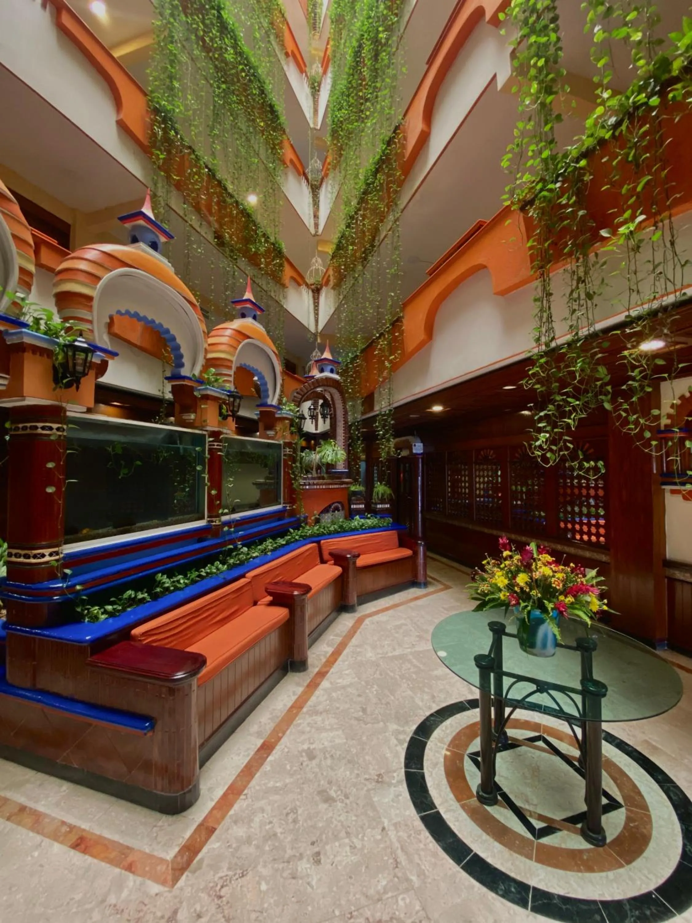 Lobby or reception in Hotel Báez Carrizal
