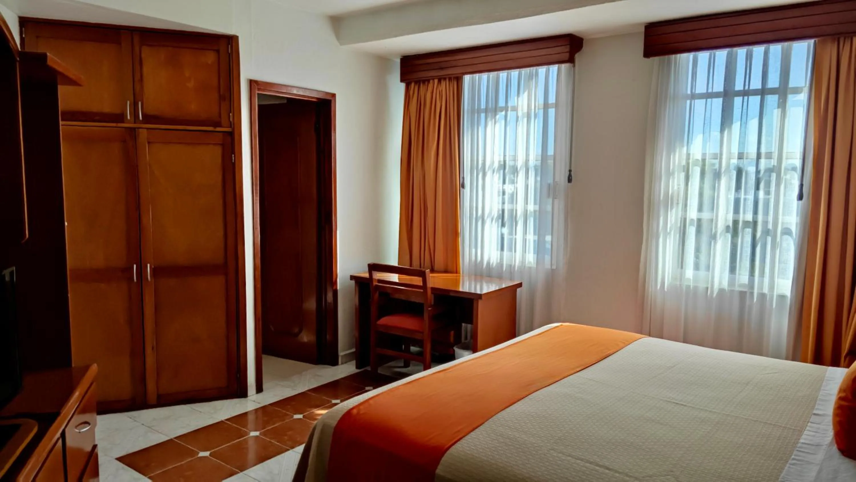 Bed in Hotel Báez Carrizal