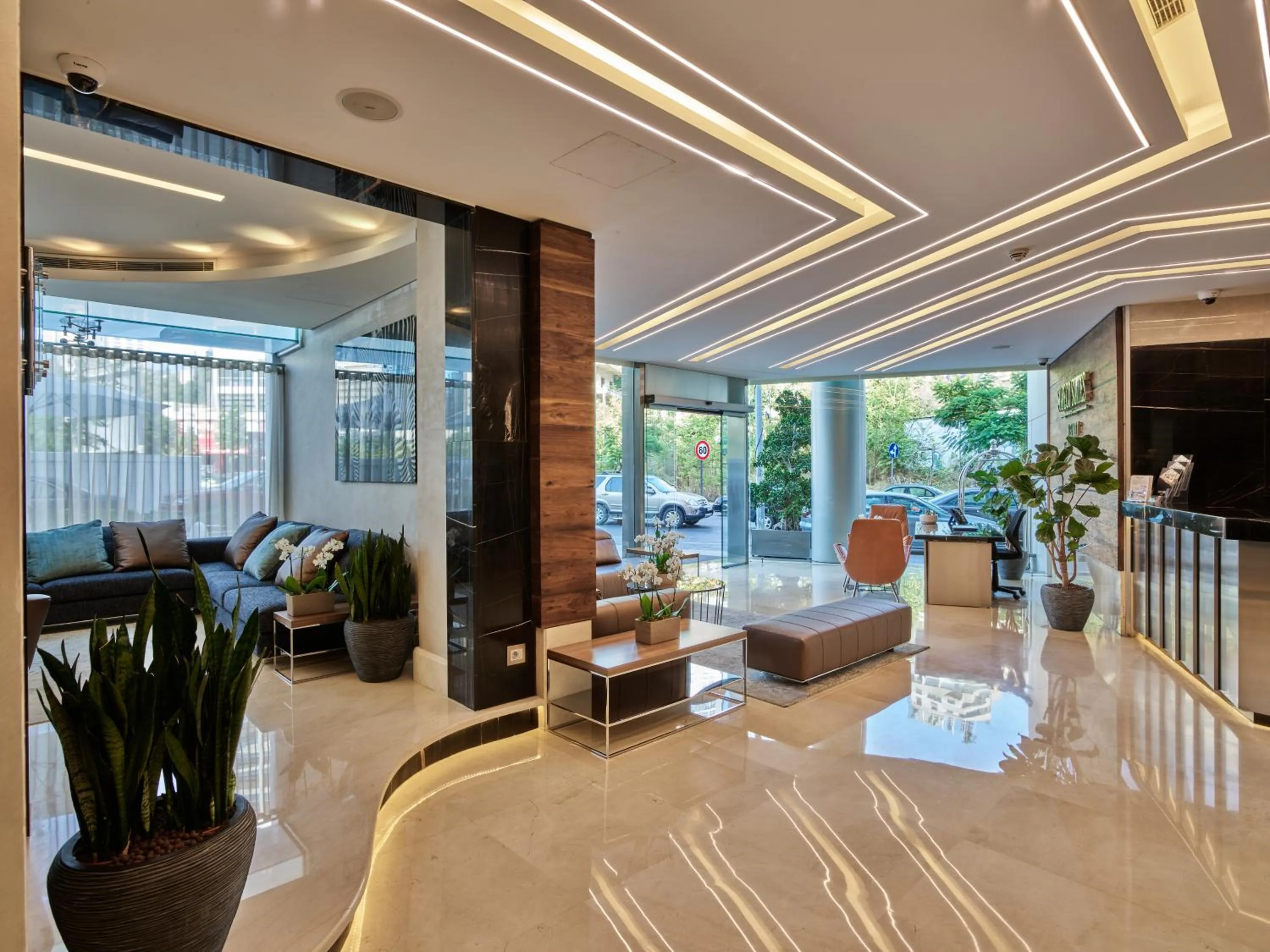 Lobby or reception in Sodeco Suites