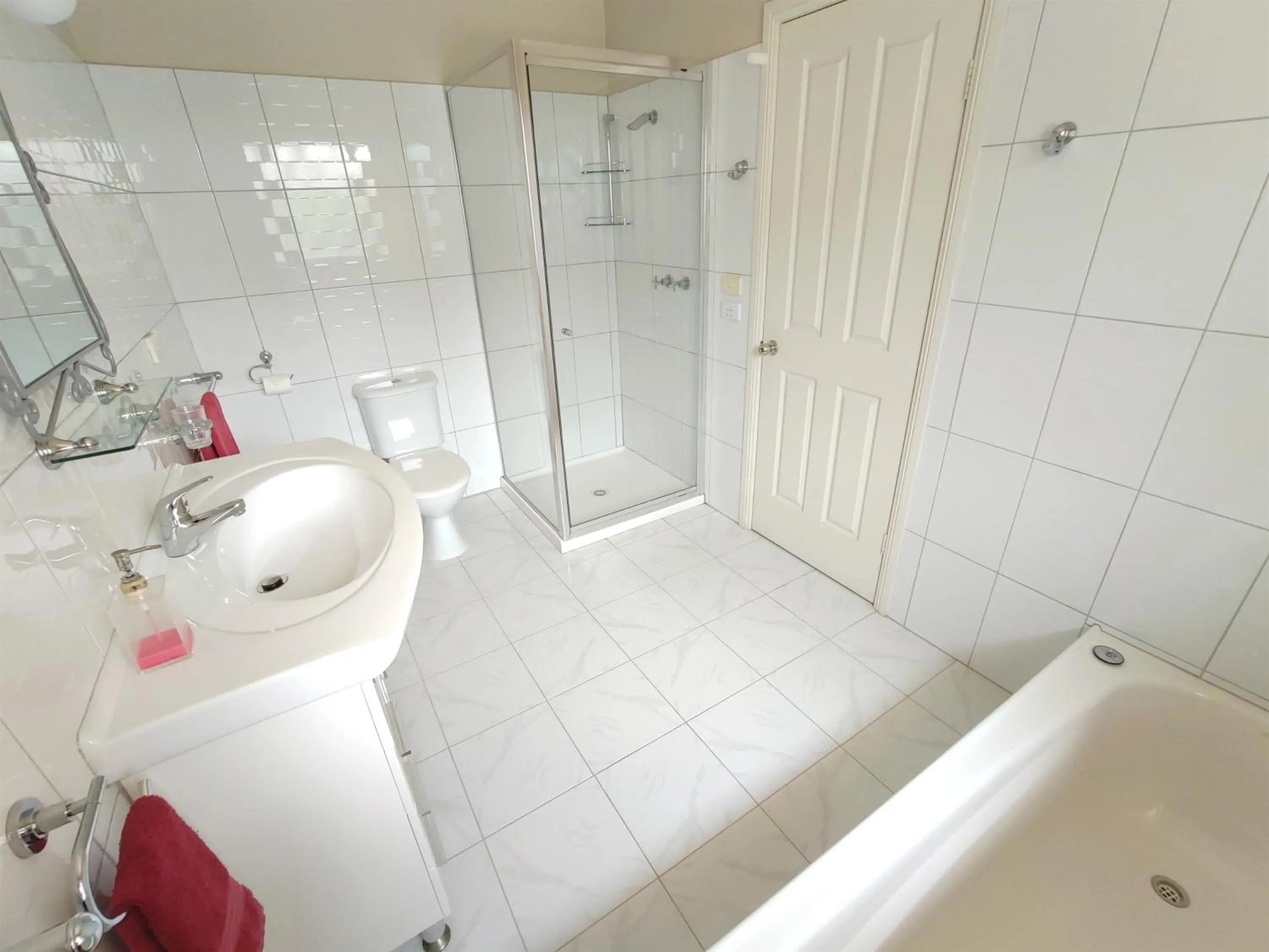 Bathroom in Angela's Beach Stays