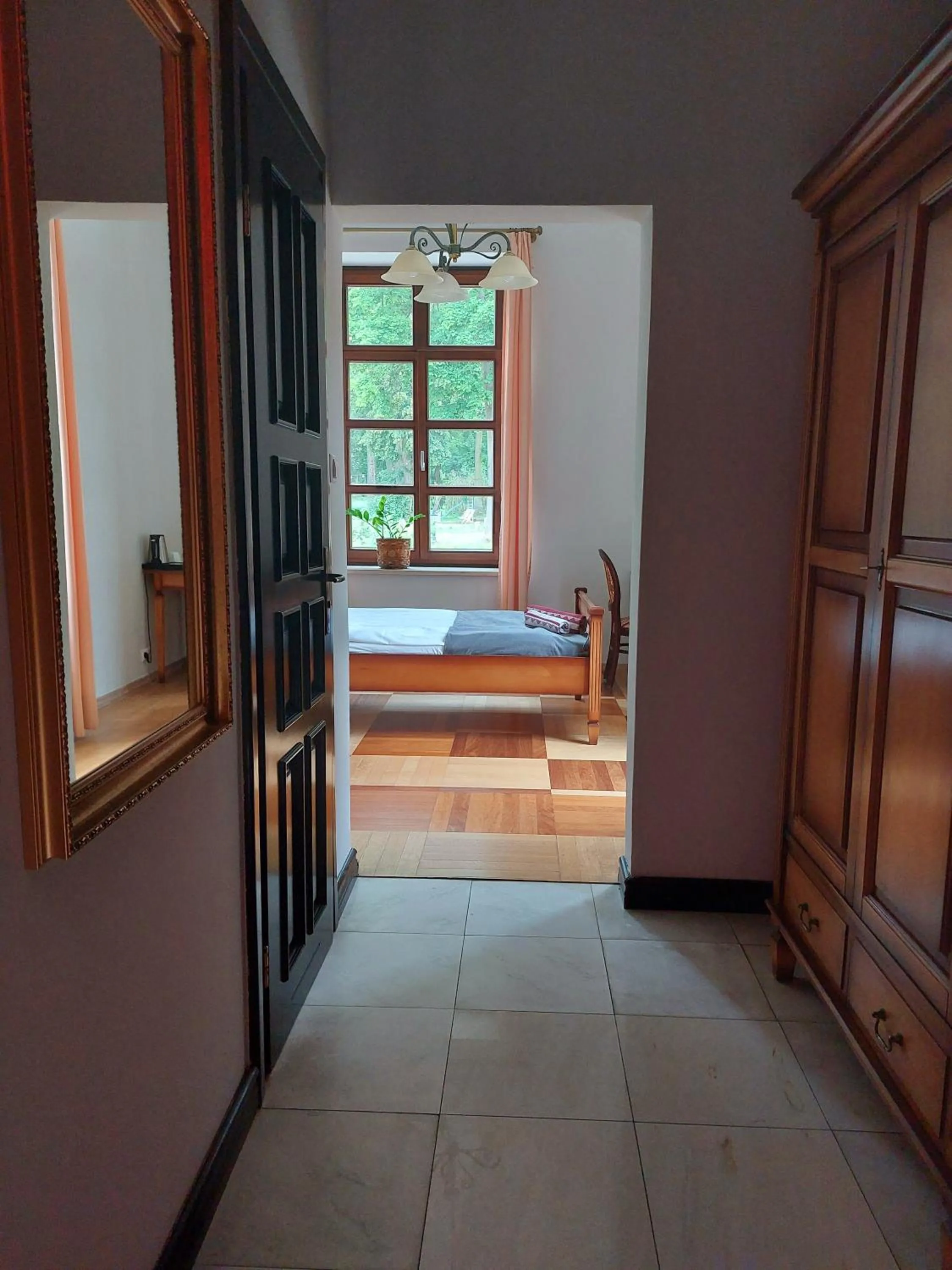 Bed in Pałac w Małkowie