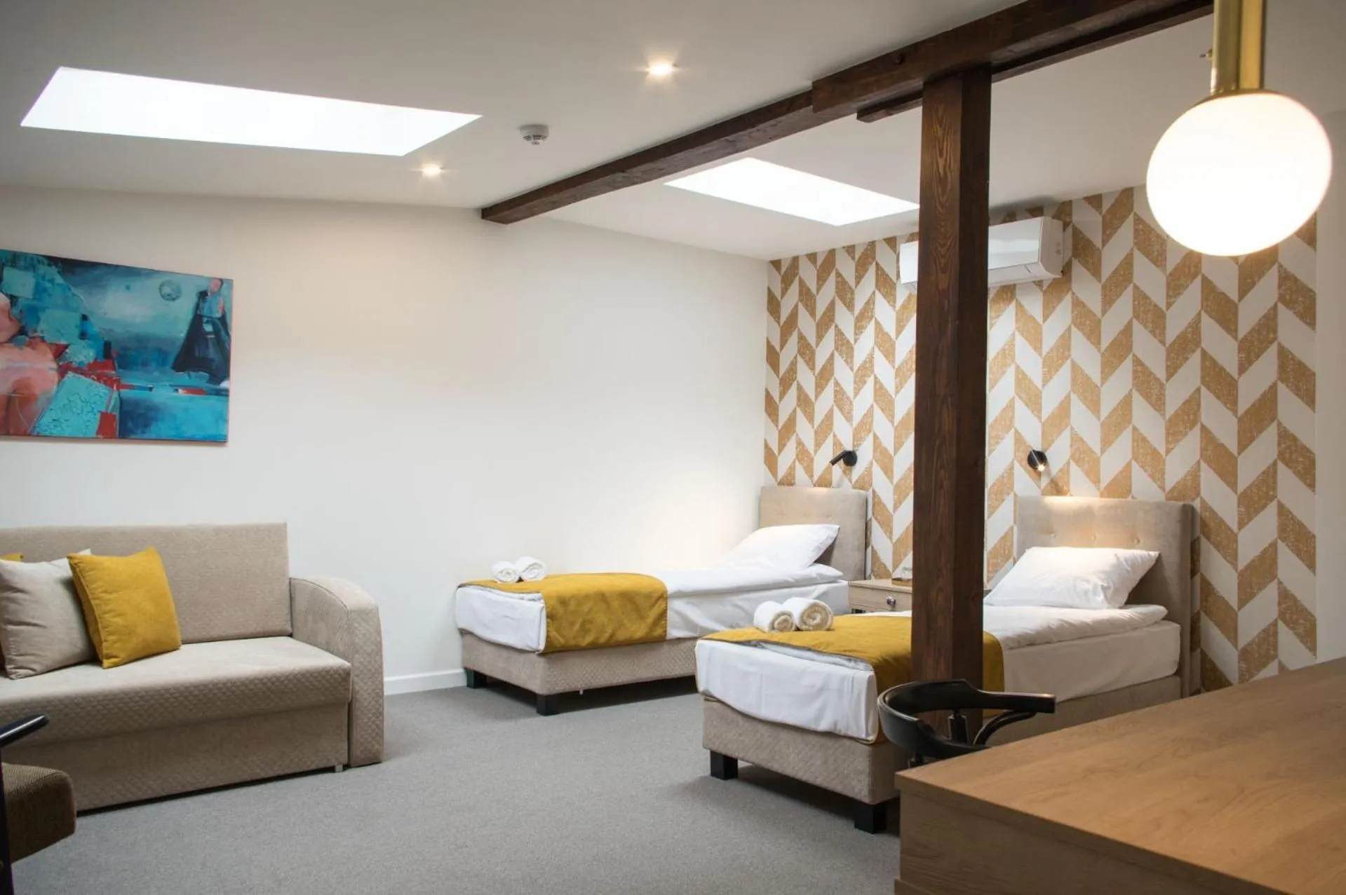 Bed in Pałac w Małkowie