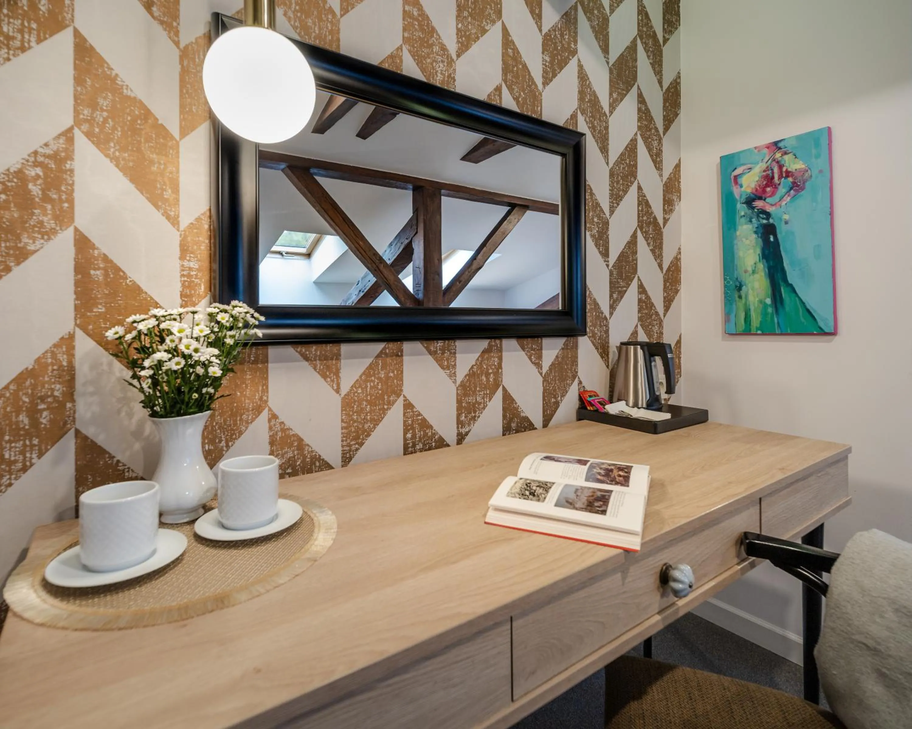 Coffee/tea facilities in Pałac w Małkowie