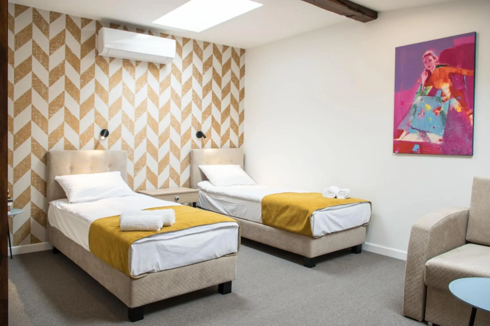 Bed in Pałac w Małkowie