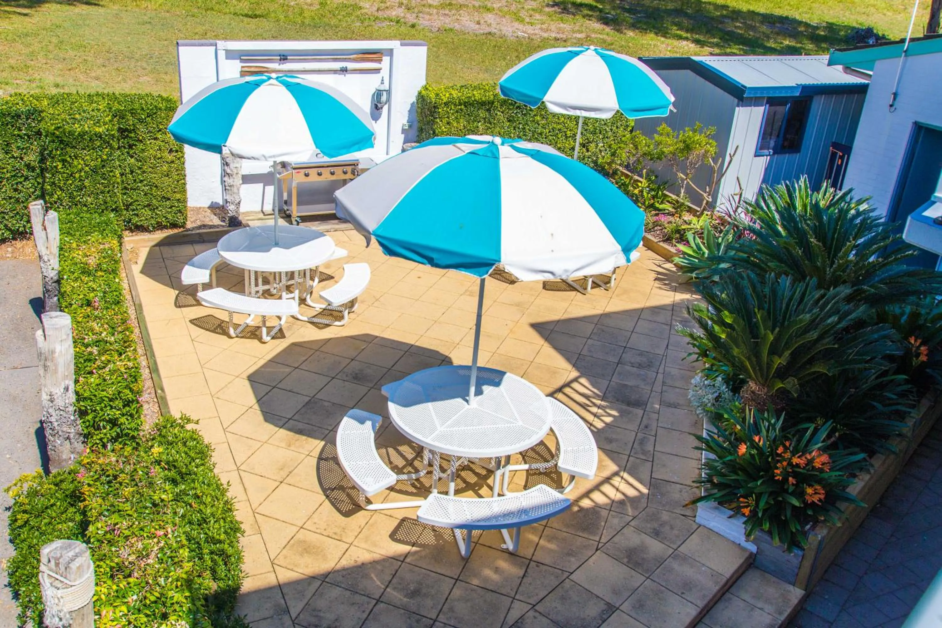 Patio in Blueys Motel