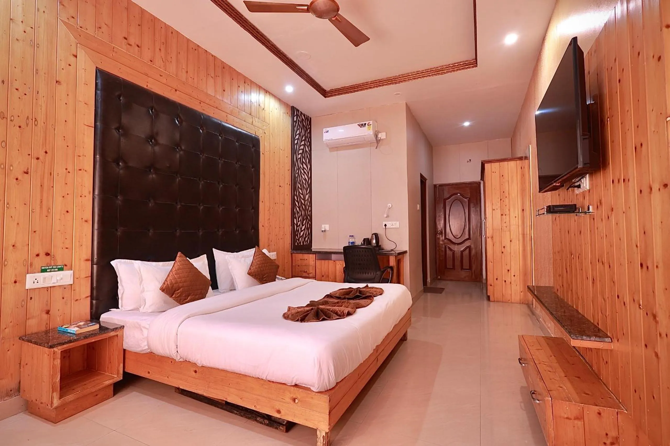 Bed in Blue Pine Resort