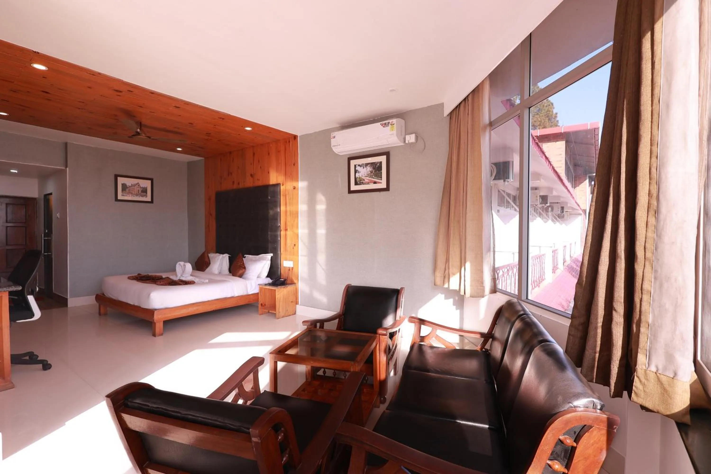 Bed in Blue Pine Resort