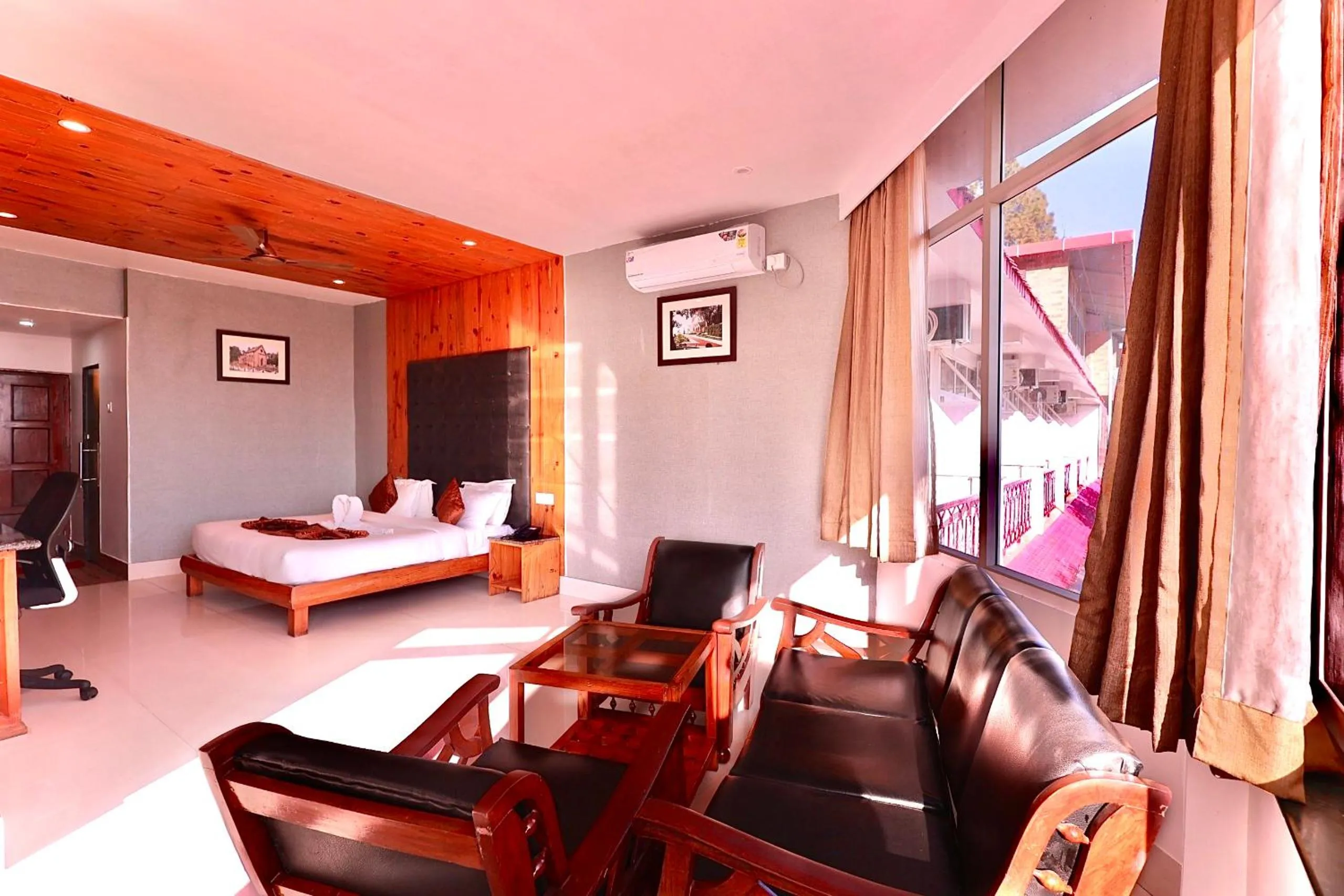 Bed in Blue Pine Resort