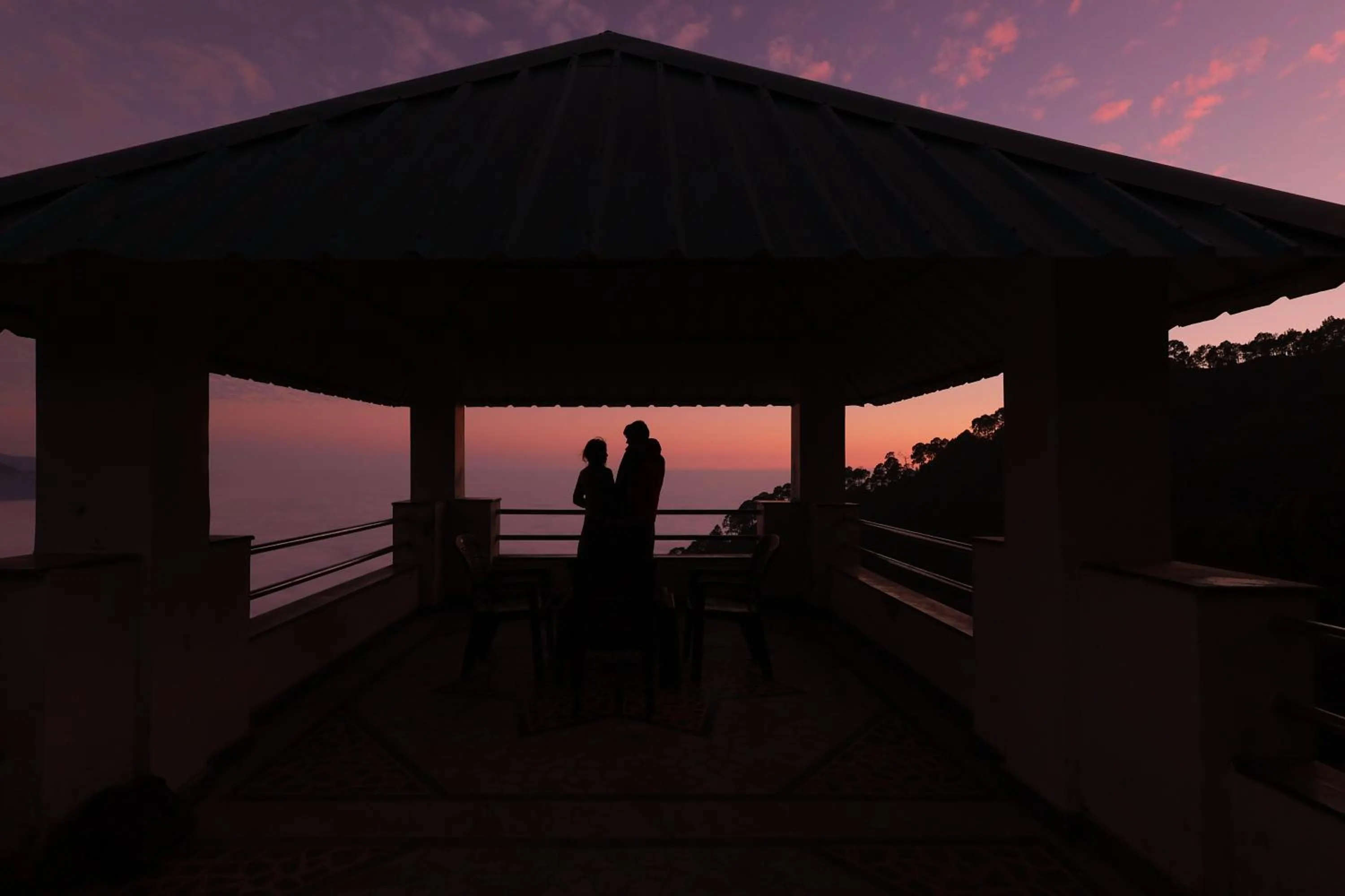 Sunset in Blue Pine Resort