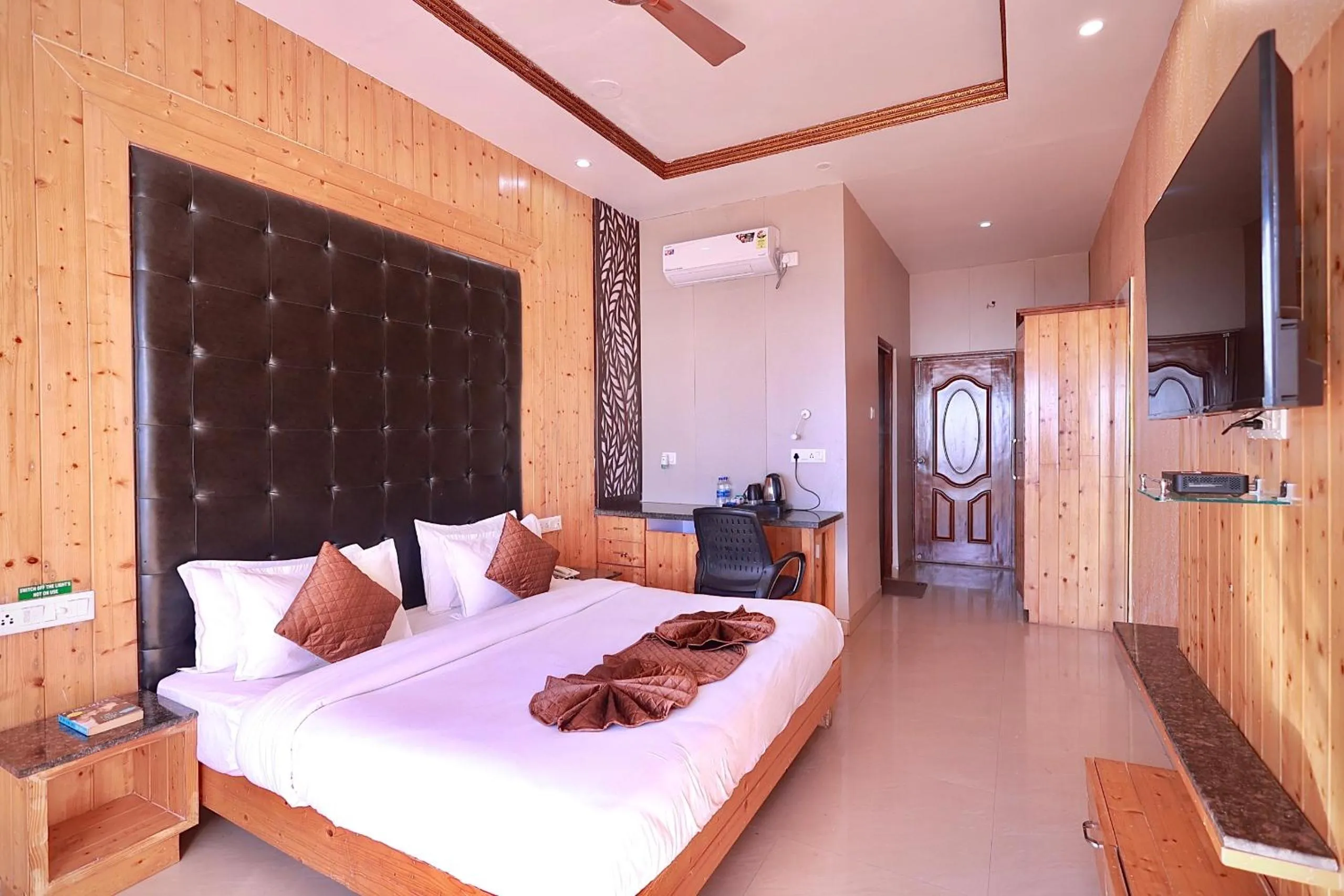 Bed in Blue Pine Resort