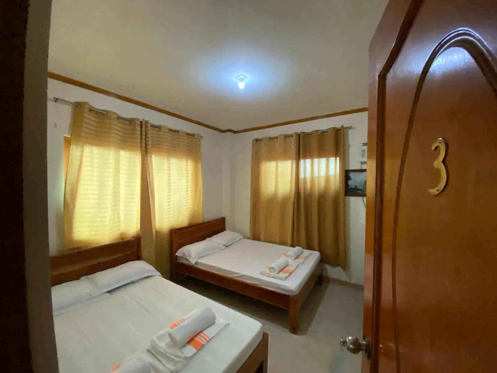 Bed in The Orange House - Vigan Villa