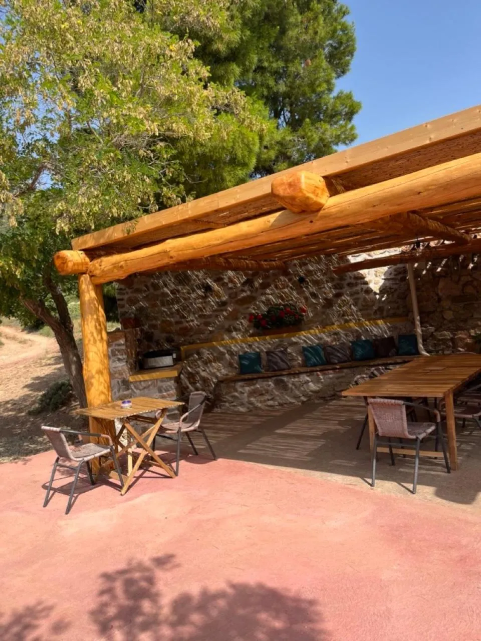 Patio in Chambres d'hôtes Gîte Saint Roch